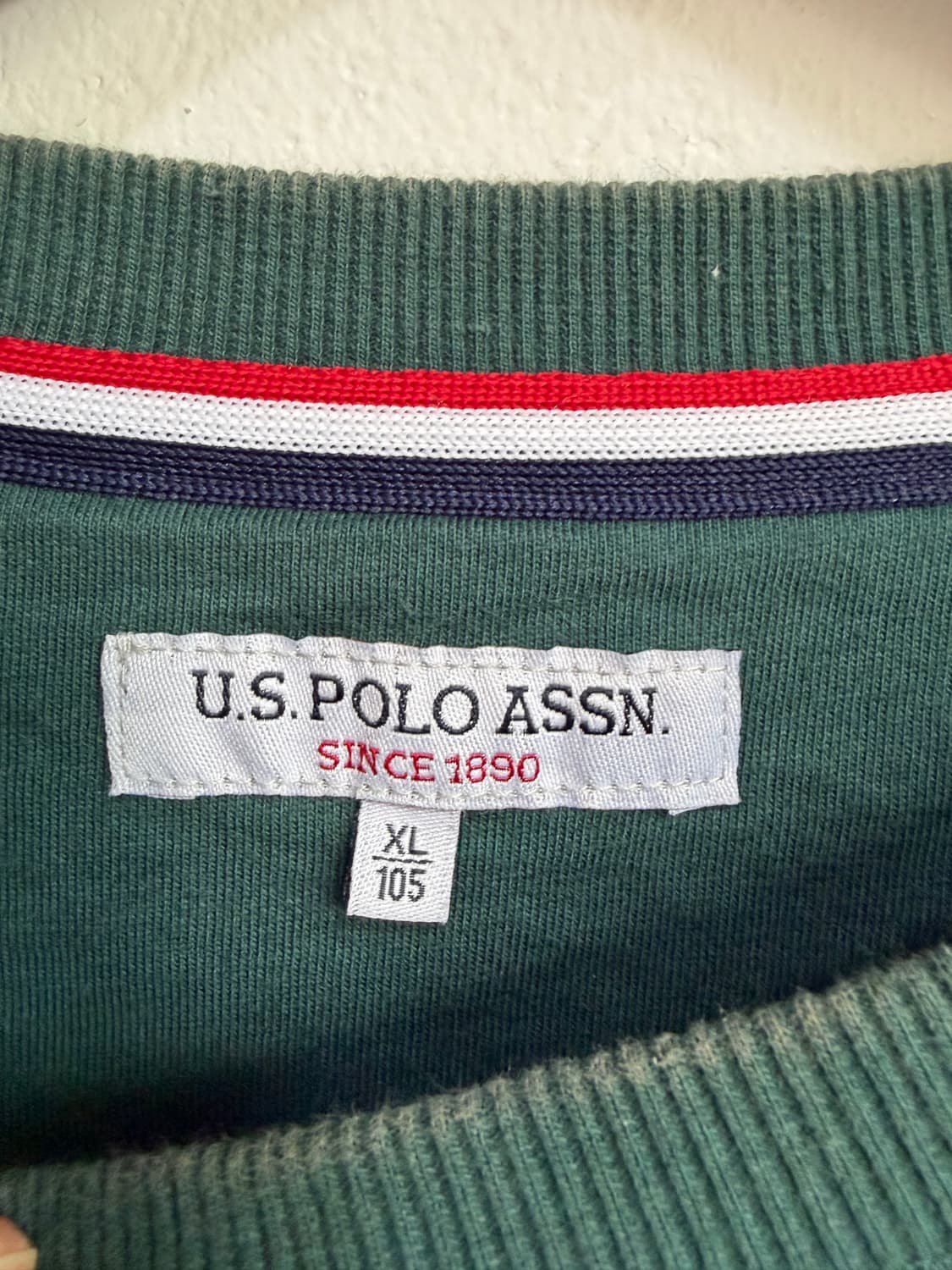 US POLO ASSN. 딥 그린 맨투맨 XL 상품이미지3