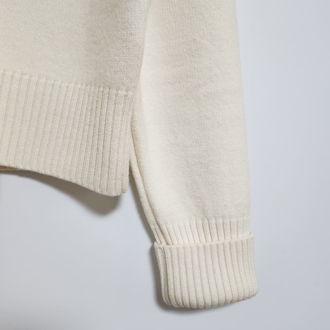 [M] 아미 화이트 빅하트 인타르시아 울 가디건 BFUKC002 018 상품이미지6