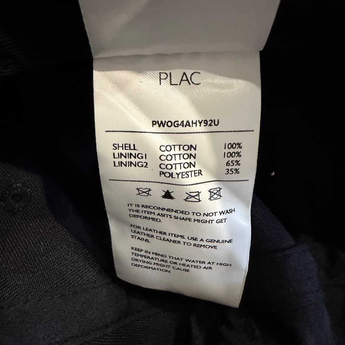 PLAC 볼캡  상품이미지3