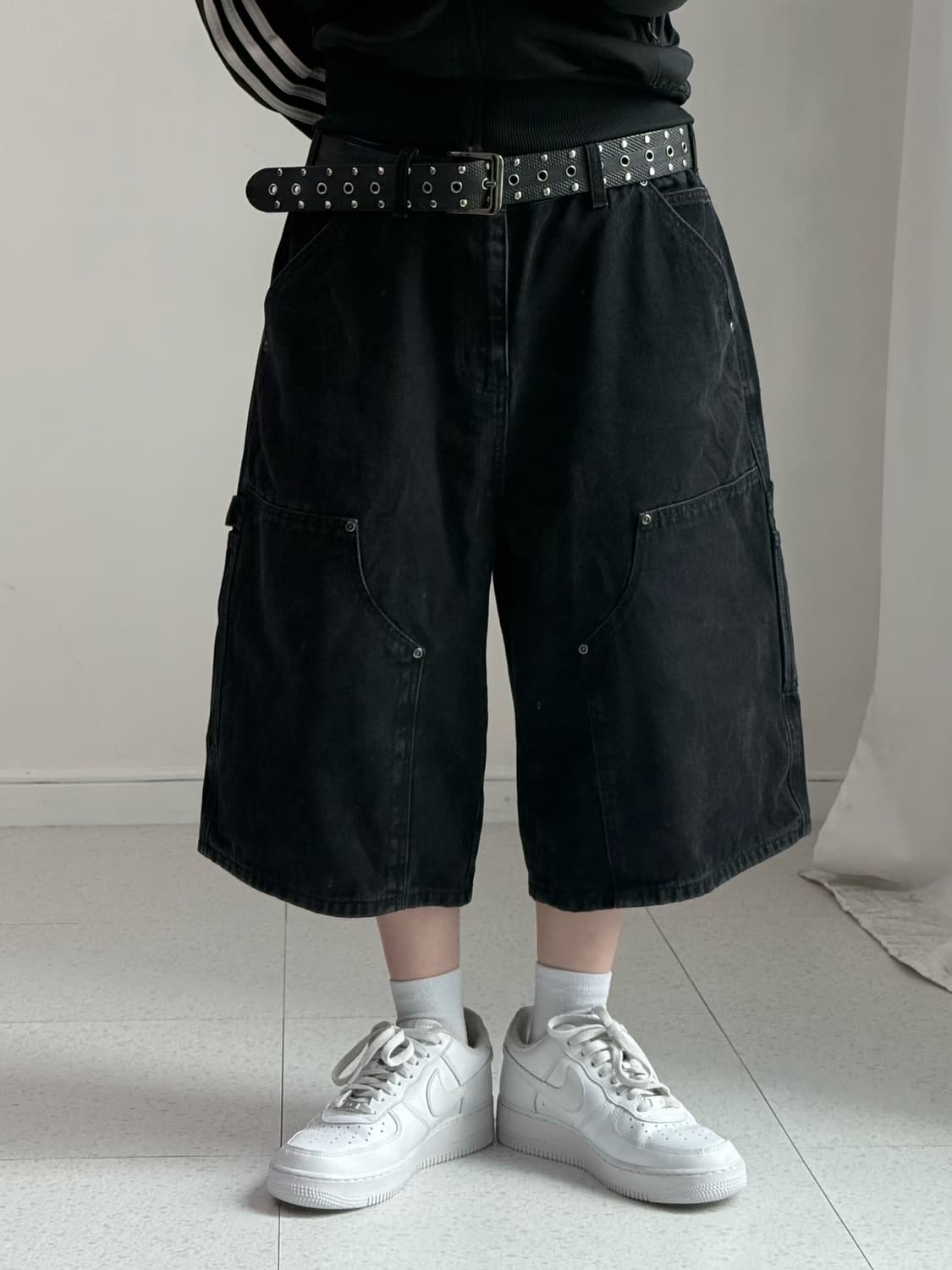 빈티지 더블니 블랙 카펜터  상품이미지1