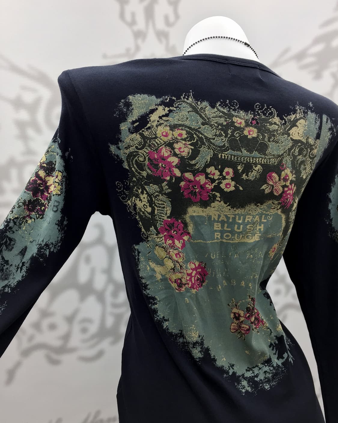 Dark Floral Bodycon Dress 상품이미지6