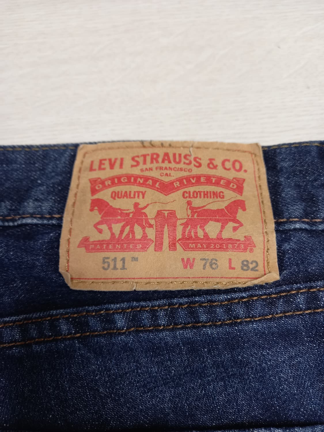 29 리바이스511 멕시코 워싱 슬림일자진 진청 29-570 상품이미지5