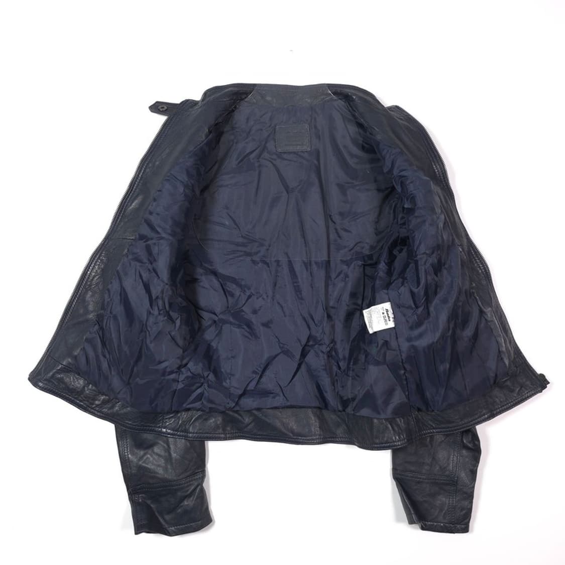 BATA 이태리 램스킨 하이넥 레더 자켓 S 상품이미지5