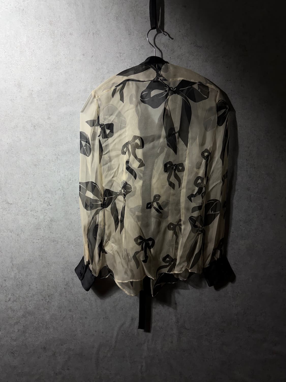 돌체앤가바나 리본 시스루 셔츠 상품이미지3