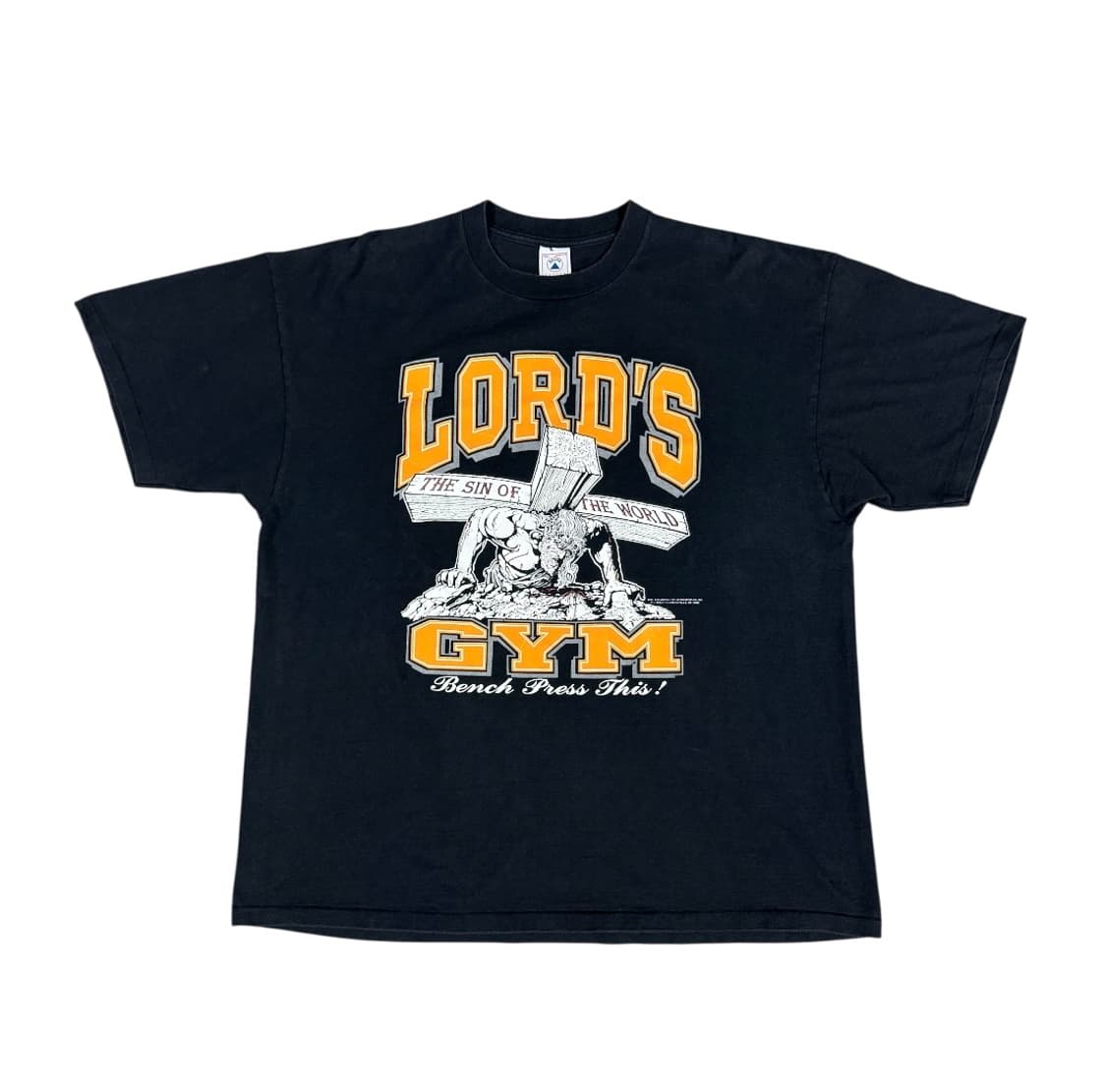 빈티지 90s Jesus Lord's Gym 지저스 로드짐 티셔츠 상품이미지1