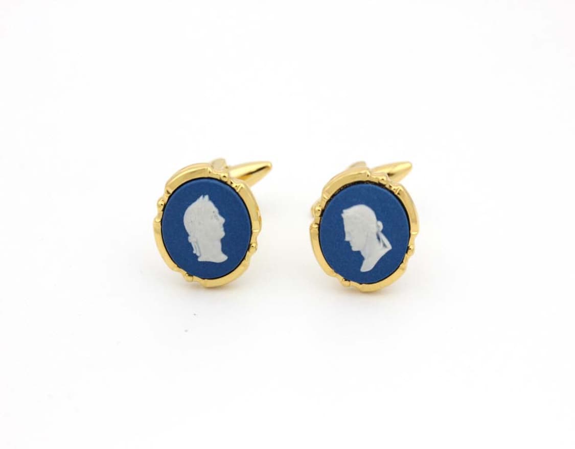 웨지우드 A+등급 남자 명품 커프스 제스퍼 상품이미지2