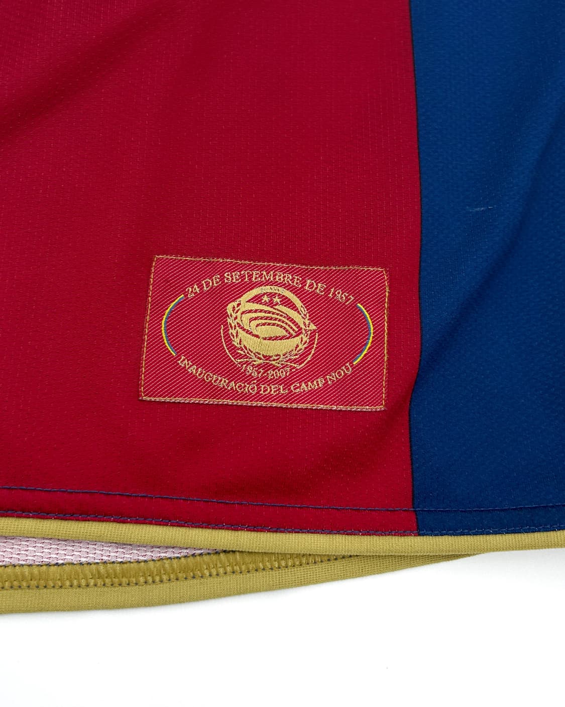 나이키 07-08 바르셀로나 캄노우 50주년 홈 리그킷 메시 상품이미지6