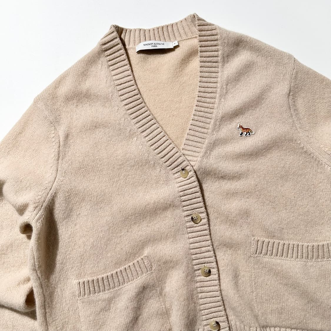 (매장판) 메종키츠네 베이비폭스 울 니트 가디건 상품이미지3