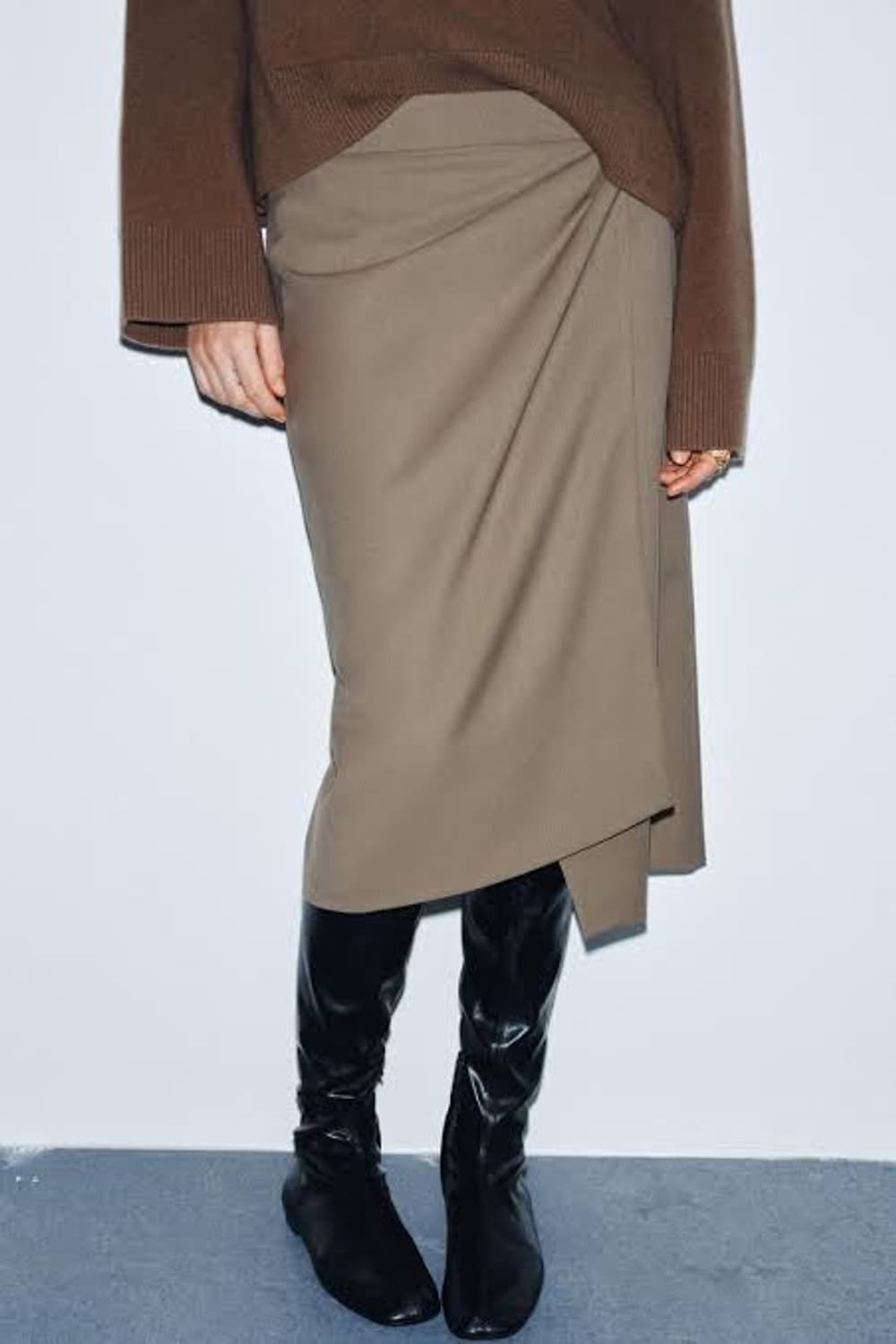 자라 미디스커트 새상품 상품이미지4