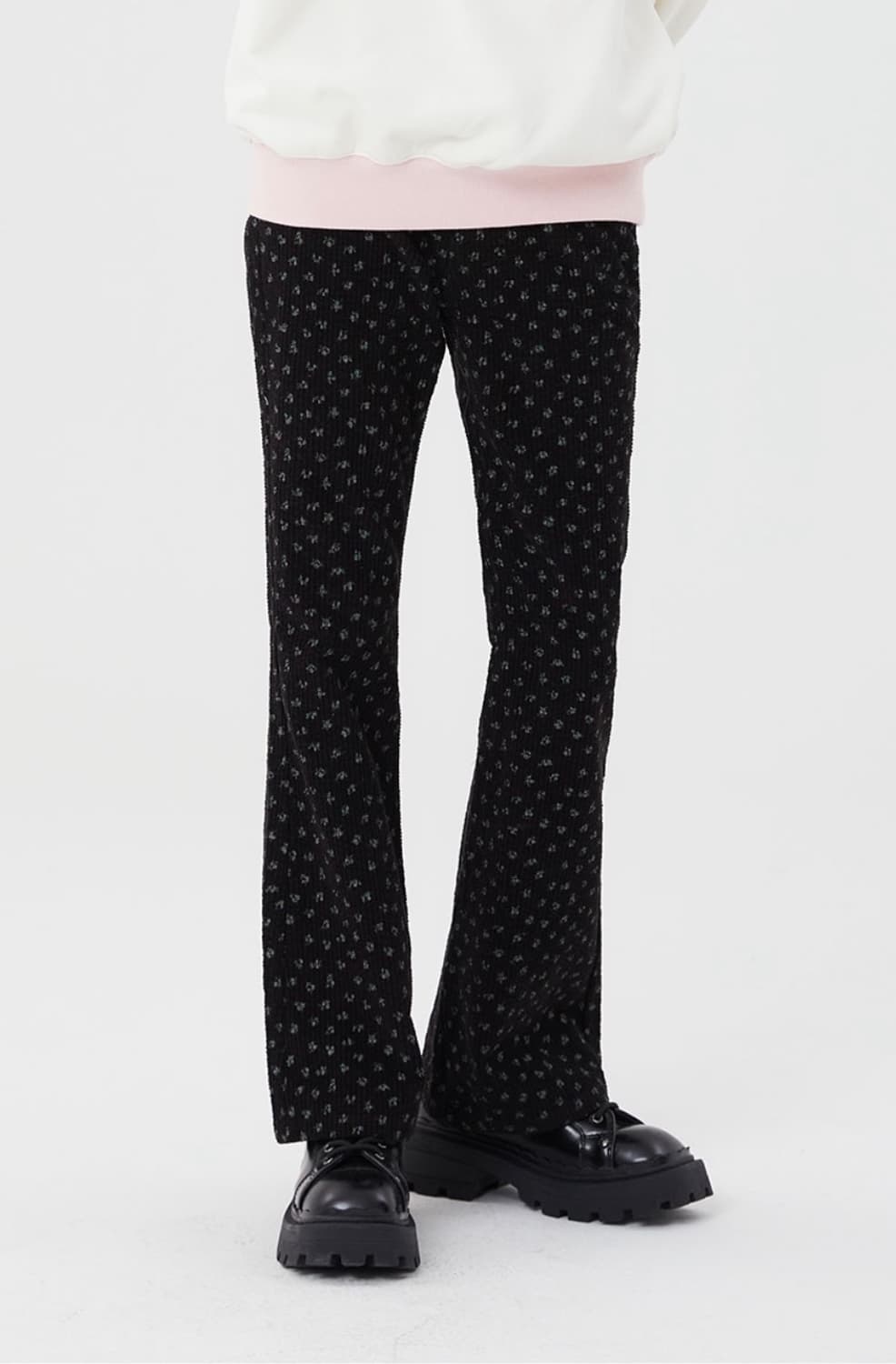 키르시 플라워 패턴 코듀로이 팬츠 상품이미지5