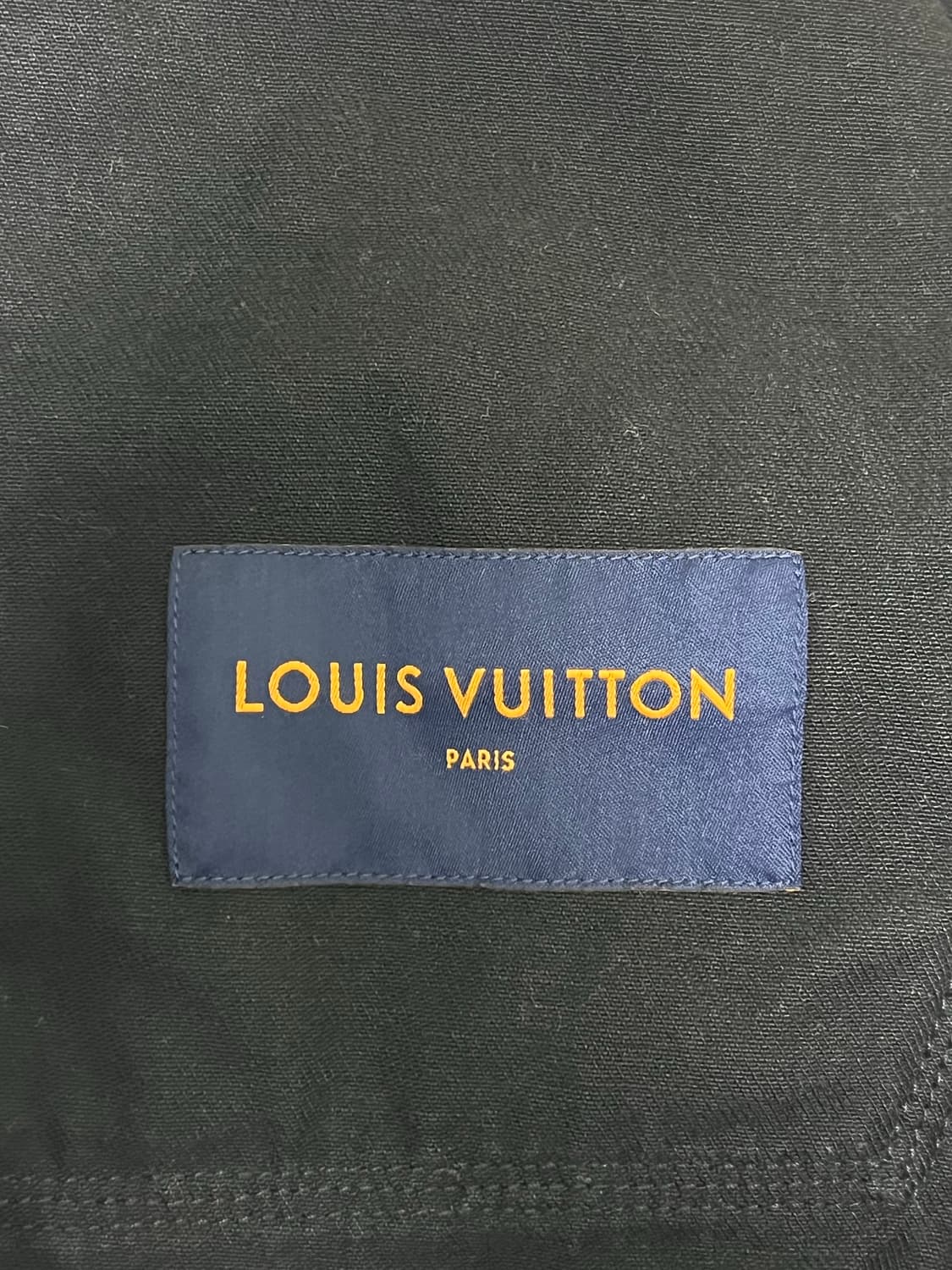 [정품] 백화점판 / 48 루이비통 모노그램 데님 후드 자켓 블랙 상품이미지7