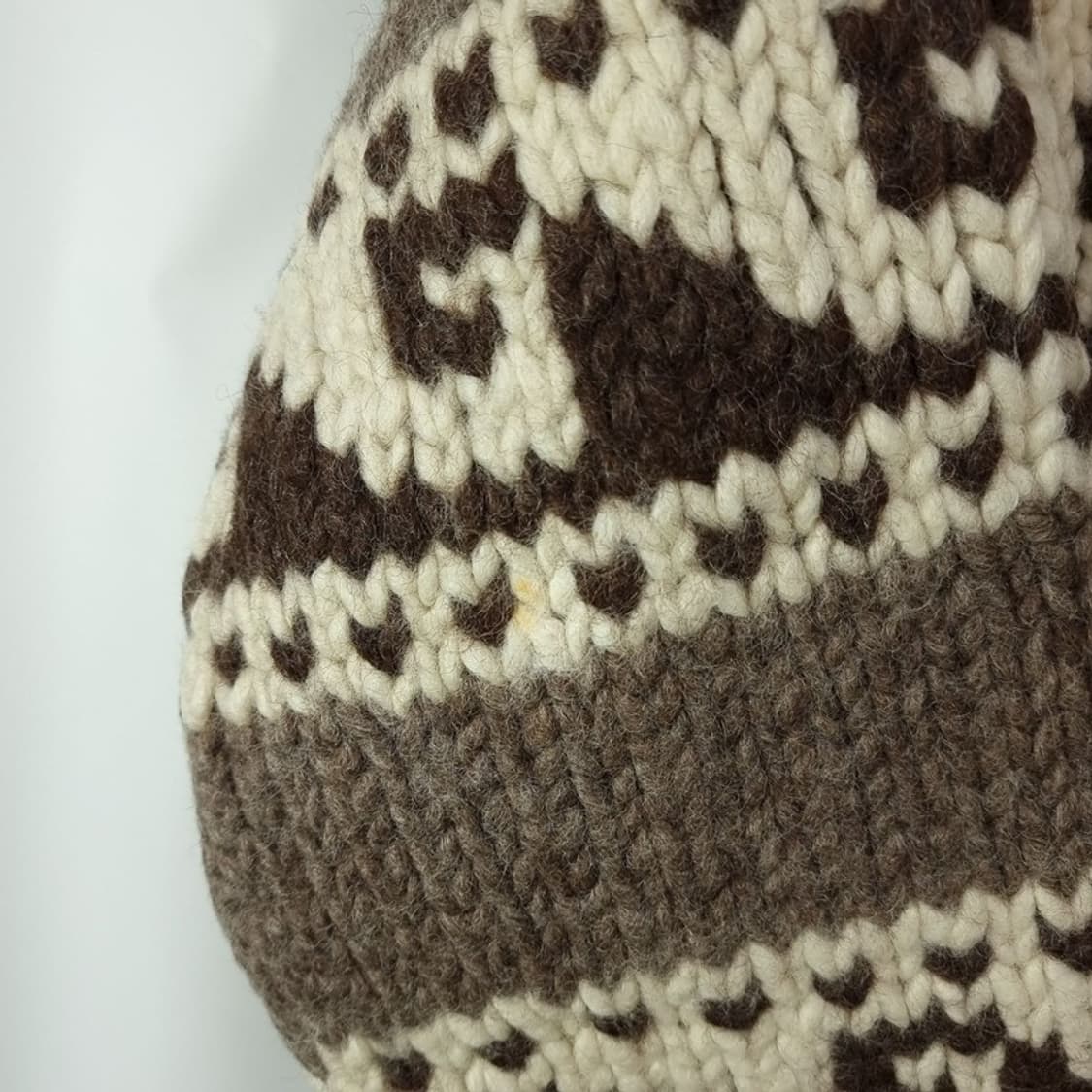 [캐나다 빈티지] 헤비 울 에스닉 코위찬 가디건 P01312 상품이미지7