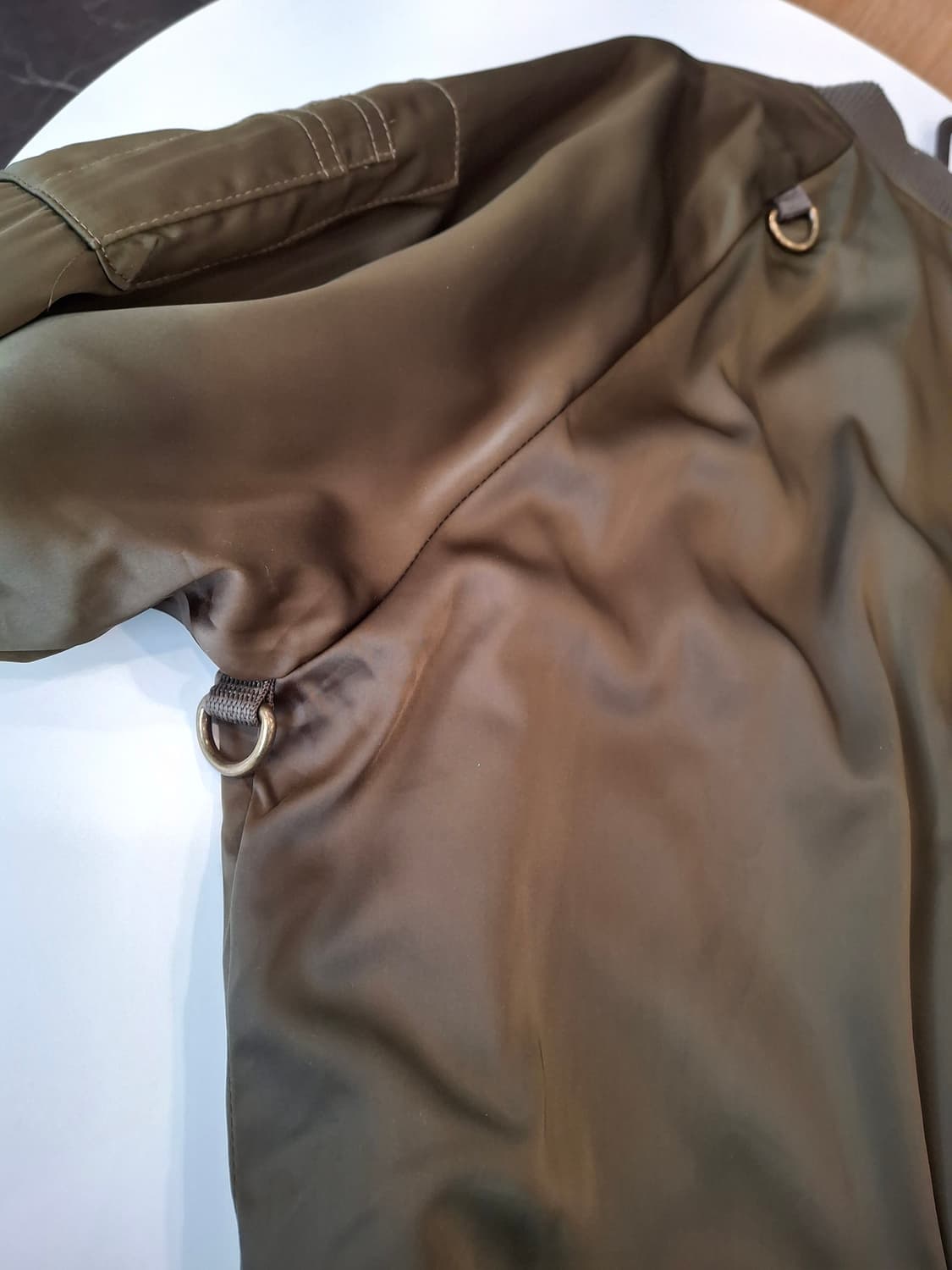 (마지막특가) 카키 봄버 일본자켓 상품이미지10