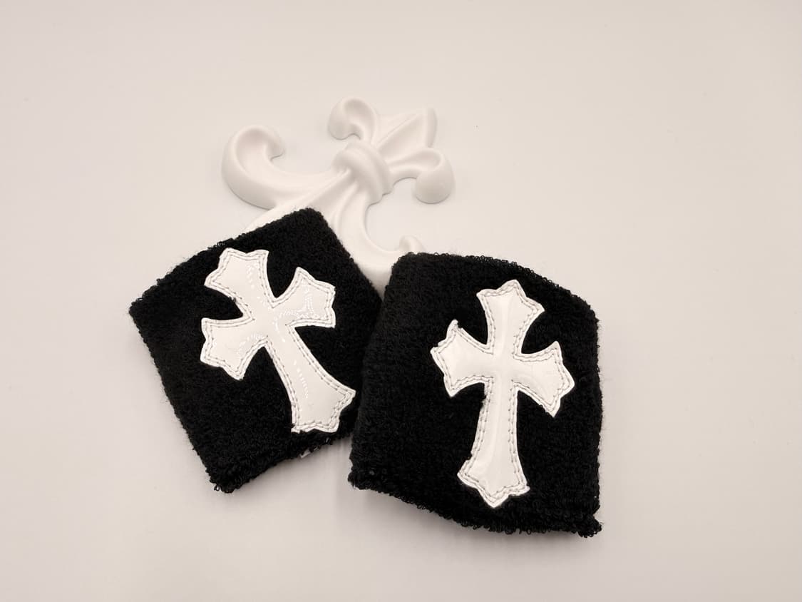 크롬하츠 스웻밴드 블랙/화이트패치 상품이미지2