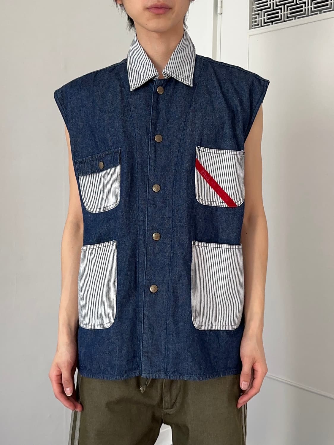 Budweiser 히코리 데님 베스트 상품이미지6