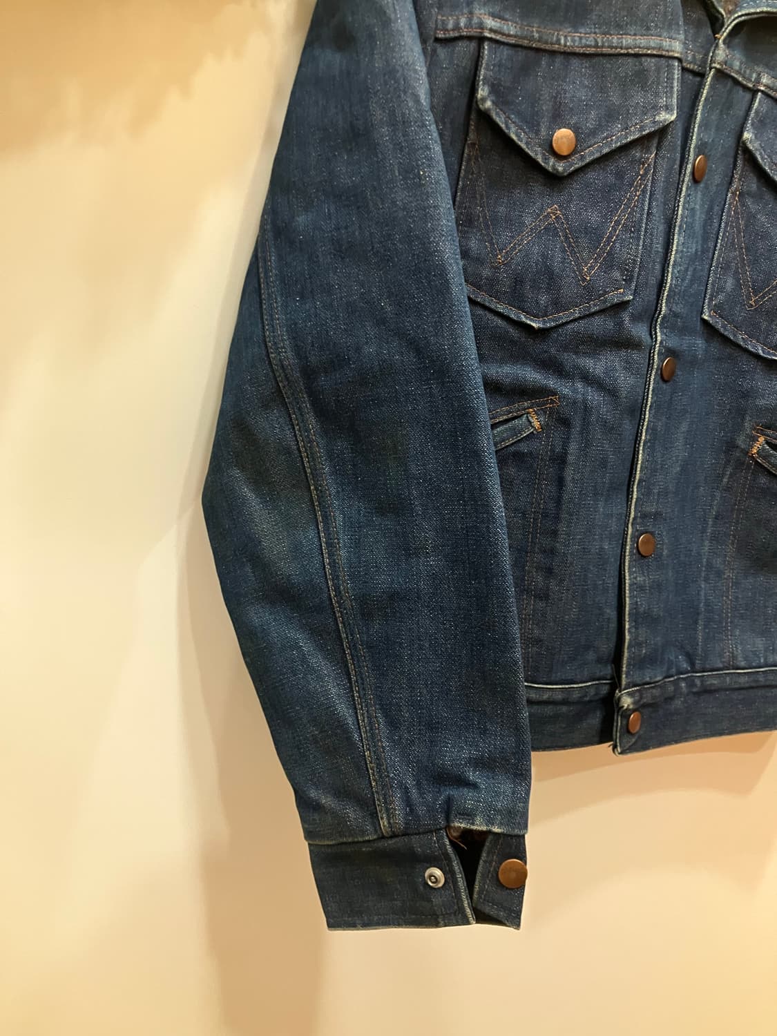 80s wrangler jr720nv 랭글러 블랭킷 데님 자켓 상품이미지5