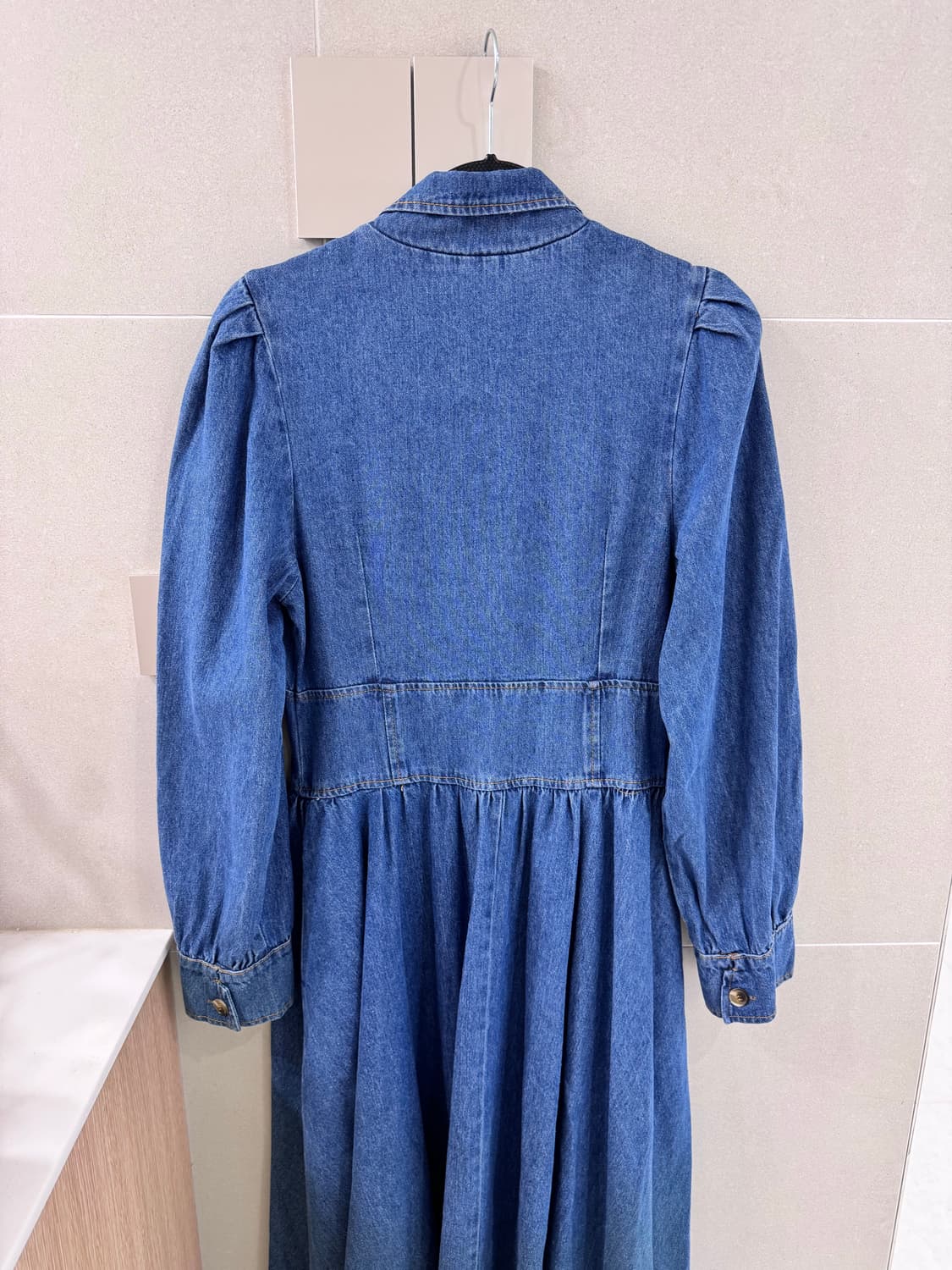 Usa 데님 롱원피스 상품이미지4