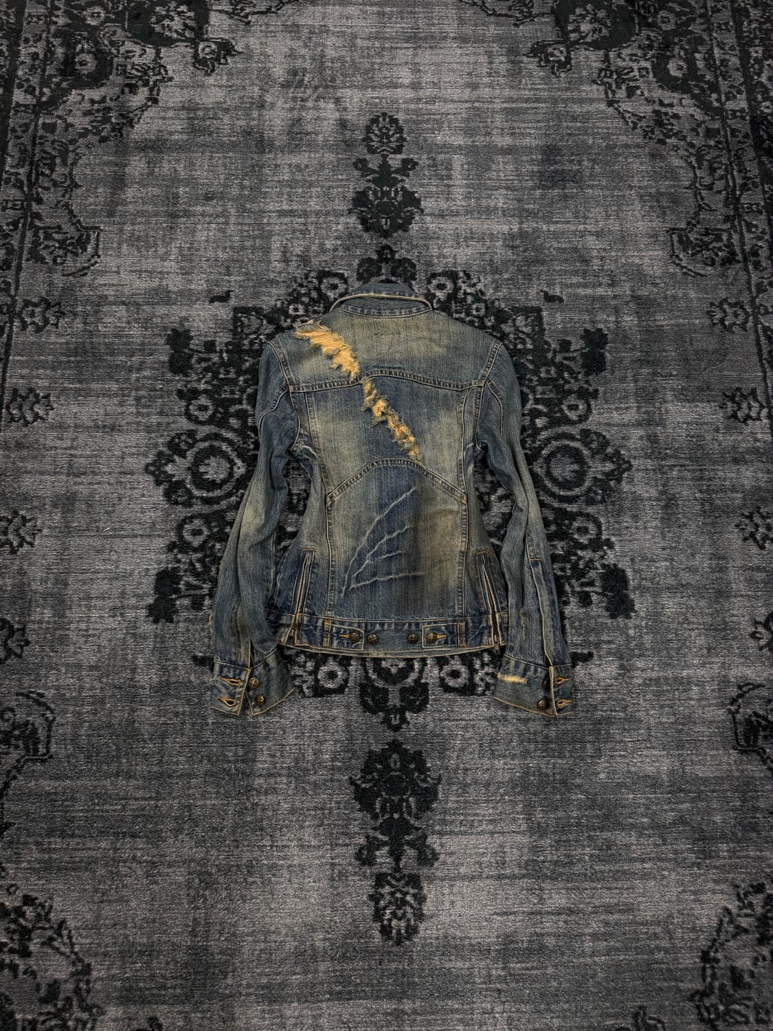 Midas 00s distressed denim jacket 상품이미지7