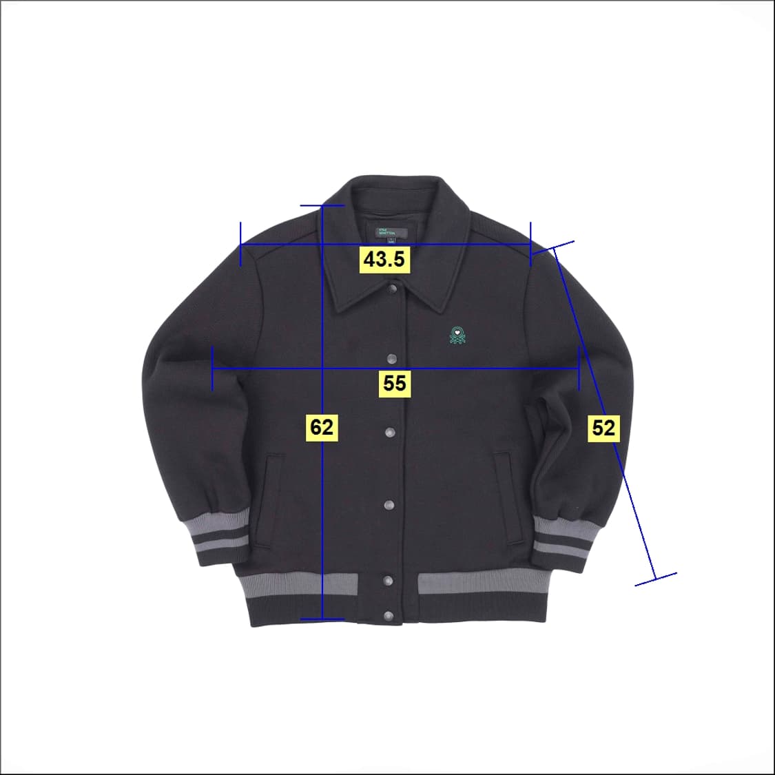 L 최신형 베네통 여성 블루종 봄버 자켓 4229 상품이미지8