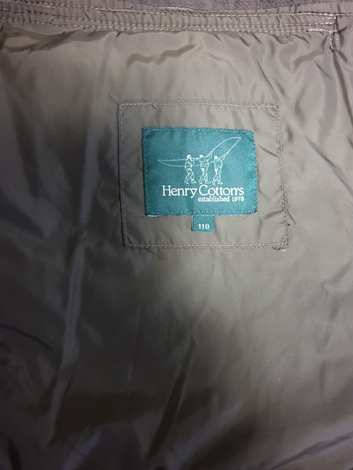 (빈티지) 헨리코튼 유틸리티 퀄팅 자켓 다크 올리브 (110) 상품이미지6