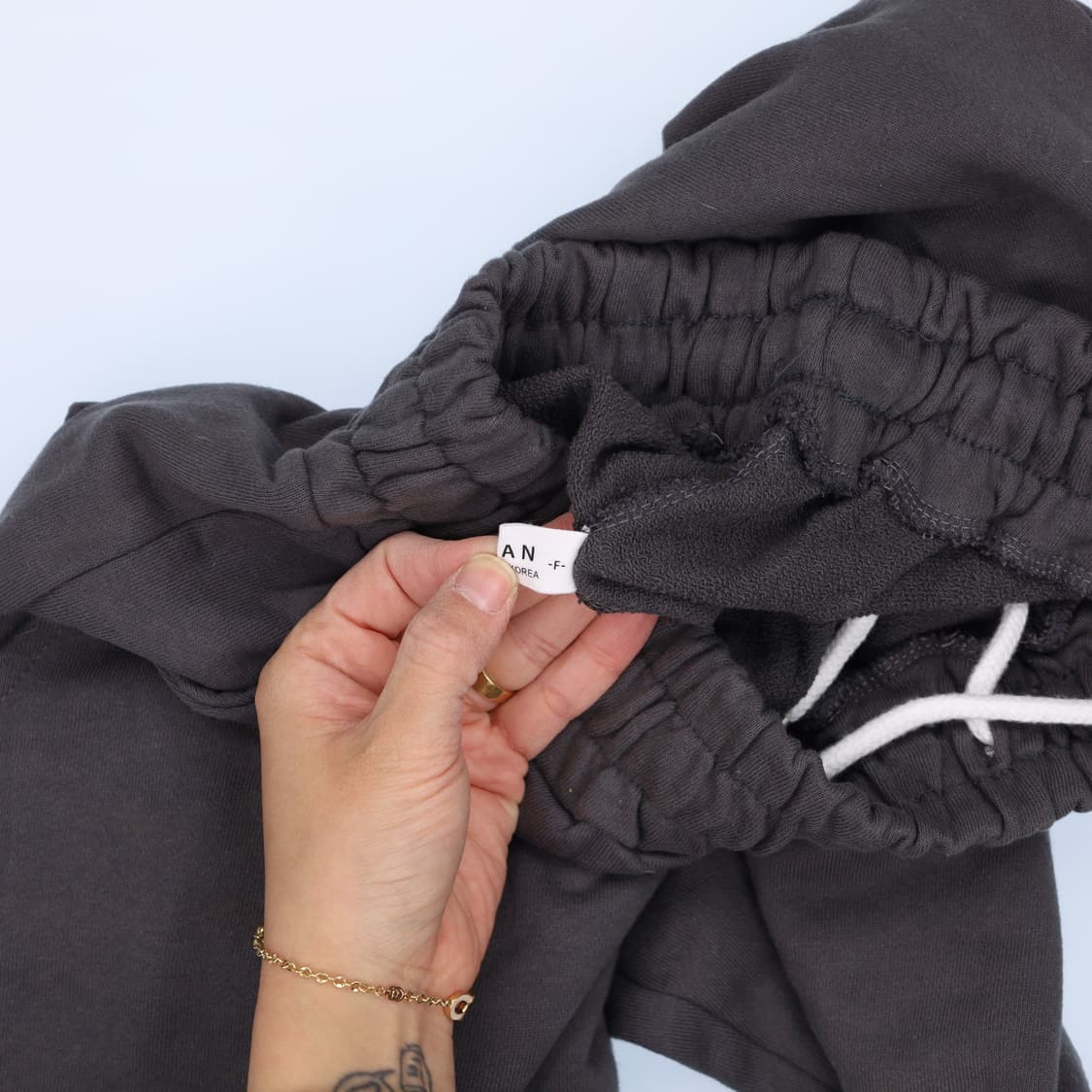 [F] 빈티지 남녀공용 차콜 조거팬츠 1204HR2 상품이미지4