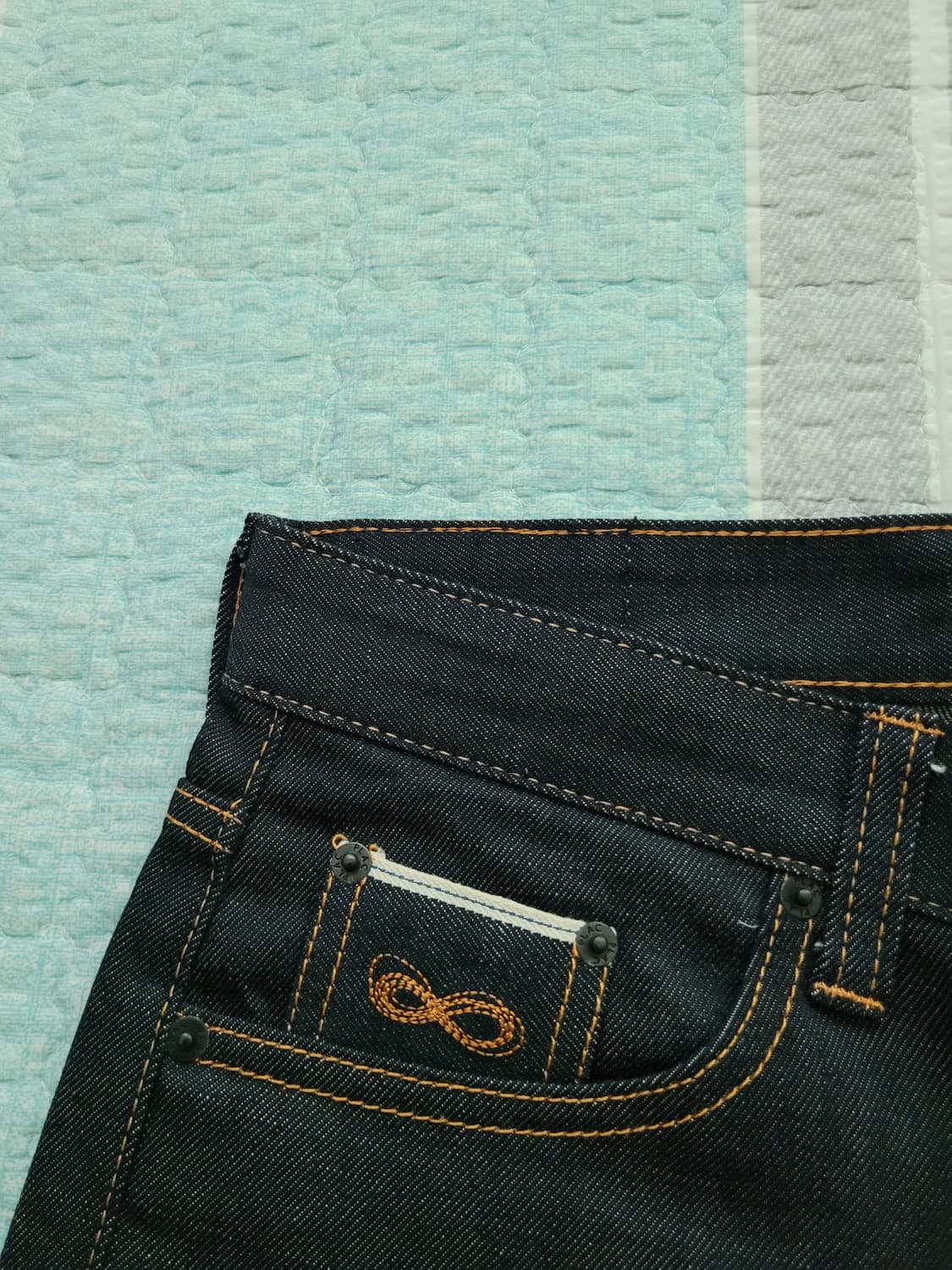 플랙진 Plac jean. 베를린 로우 셀비지데님. 30사이즈. 상품이미지5
