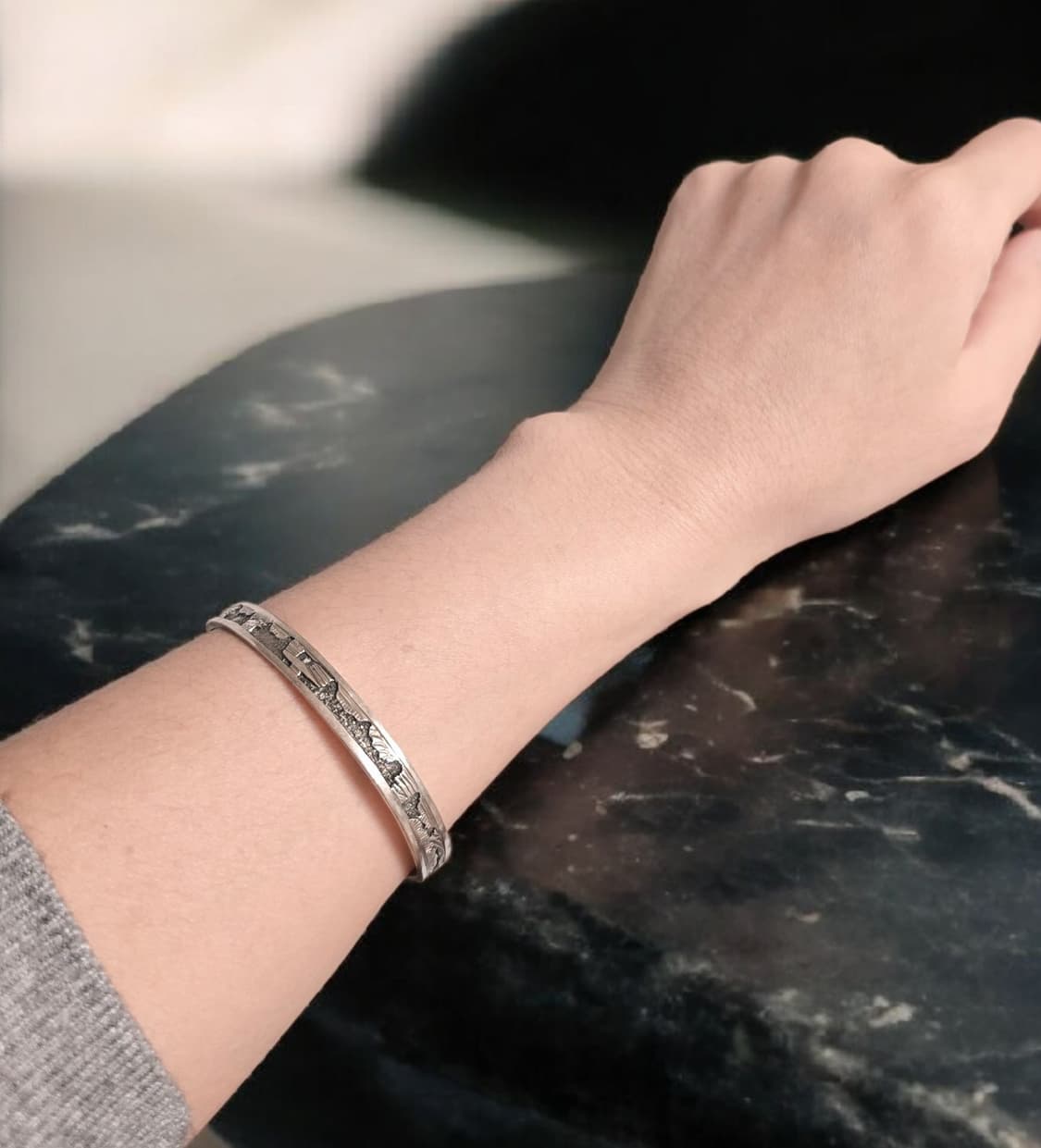 🇺🇸나바호 Elaine Becenti 스토리텔러 커프 뱅글 팔찌 상품이미지10