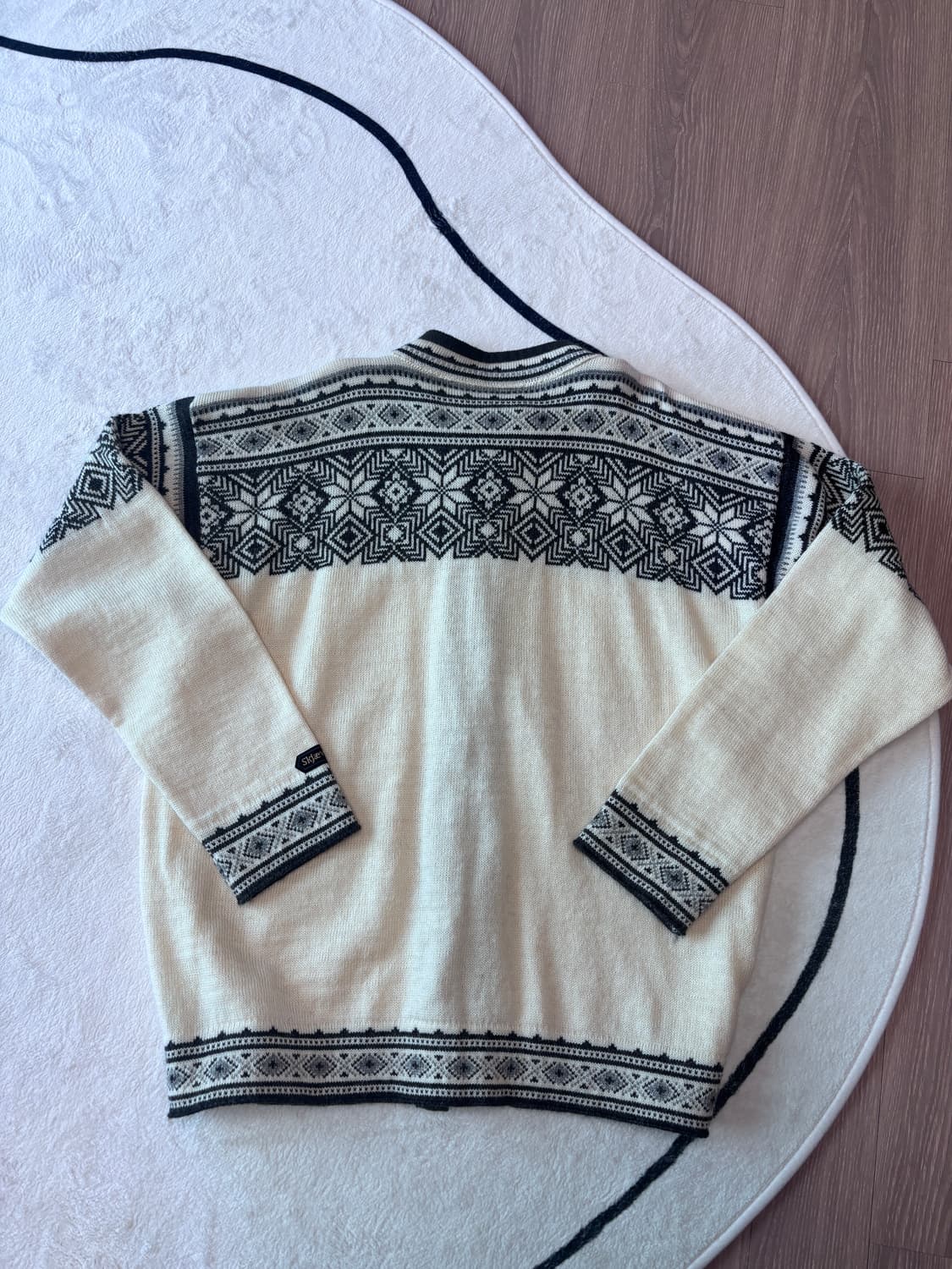 빈티지니트_ Skjaeveland(스예벨란드)메이드인 노르웨이 집업가디건 상품이미지3