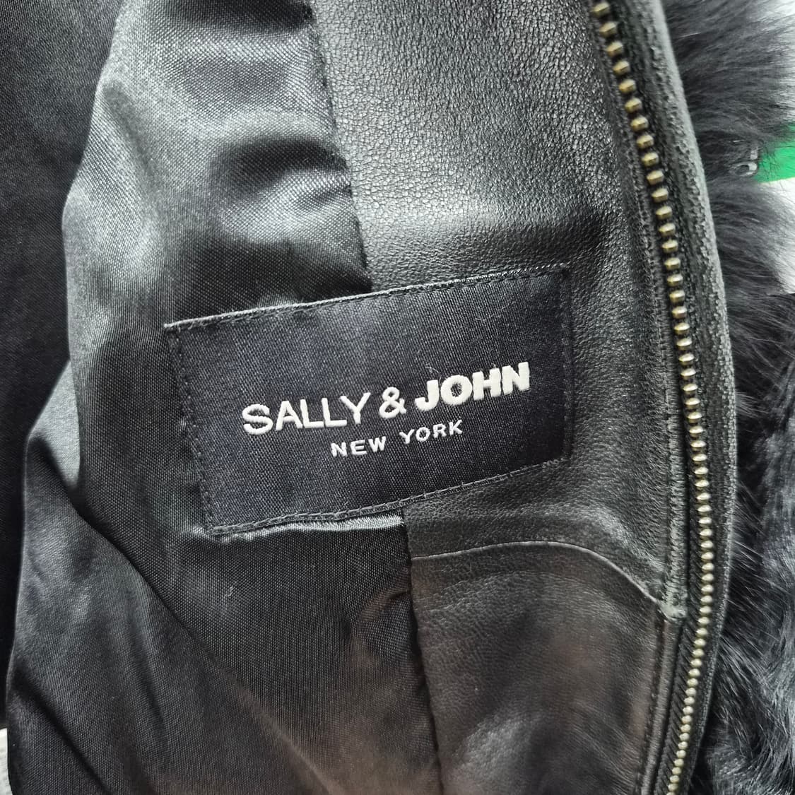 폭스 블랙 퍼 자켓 여성 77 상품이미지5