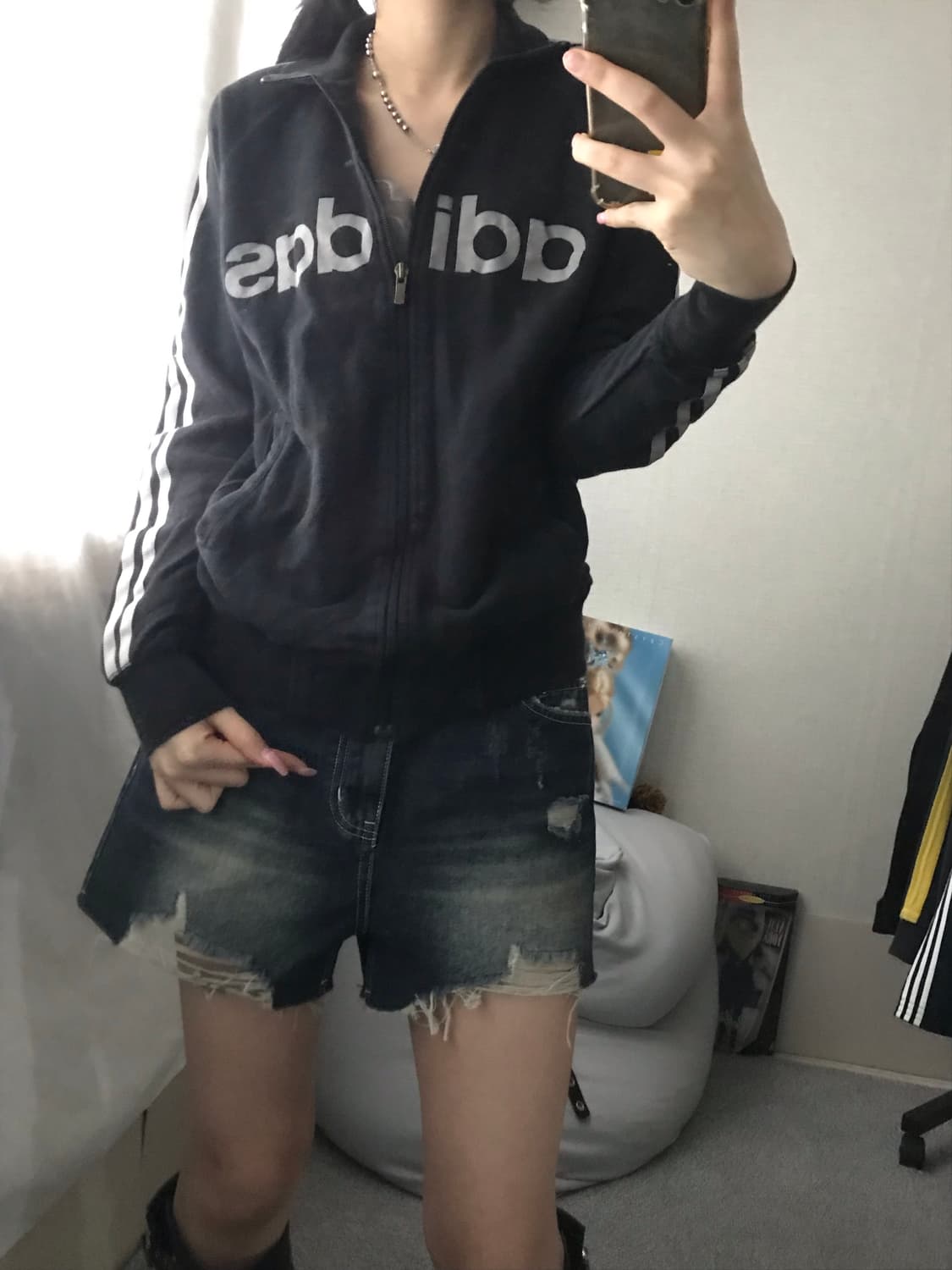 아디다스 00s 빅로고 집업 상품이미지6