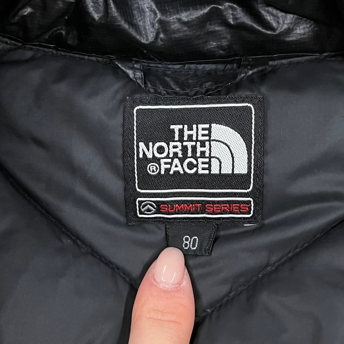 [정품/S] 노스페이스 800 블랙 써밋 패딩 b17 상품이미지5