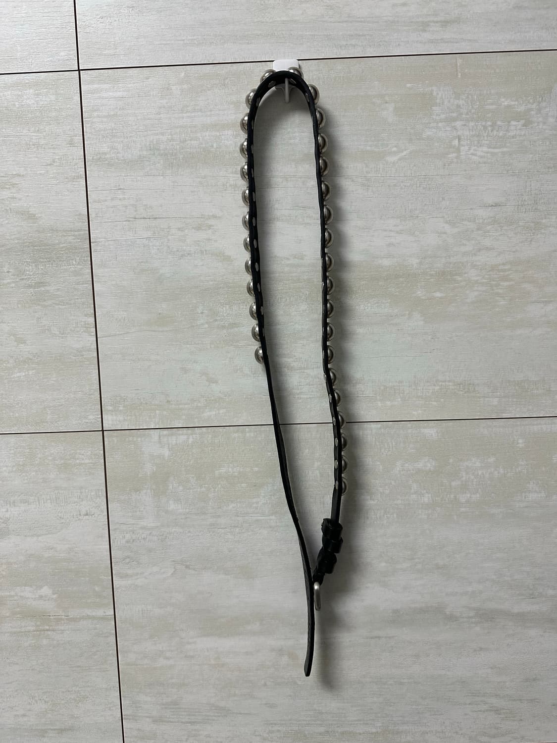 앤드뮐 미스터 스터드 슬림 레더 벨트 os  상품이미지1