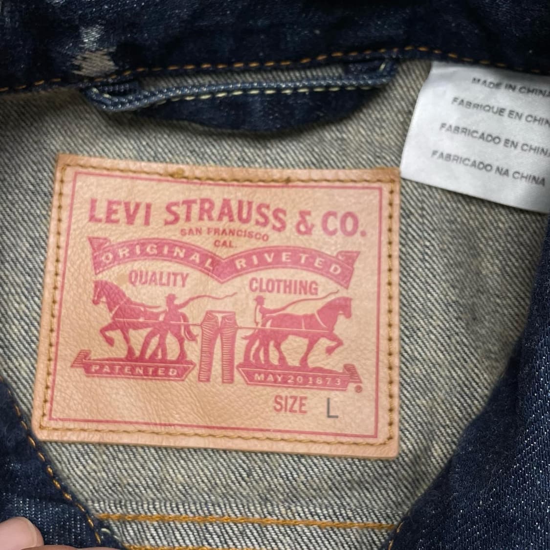 Levis  리바이스 레드탭 페인팅  데님 트러커 자켓 상품이미지6