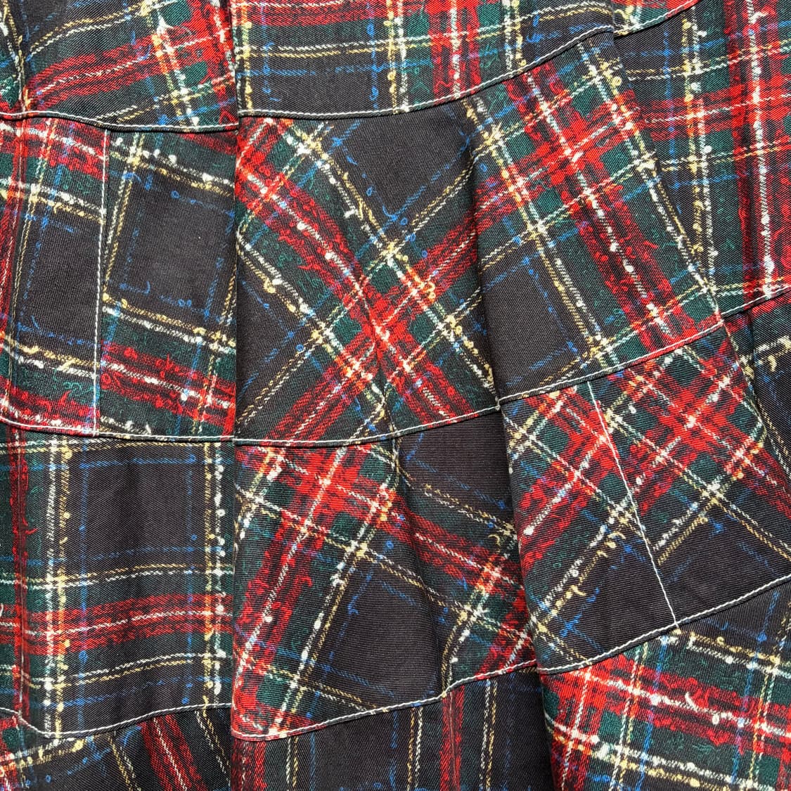 Check Printing Belt Wrap Skirt 상품이미지8