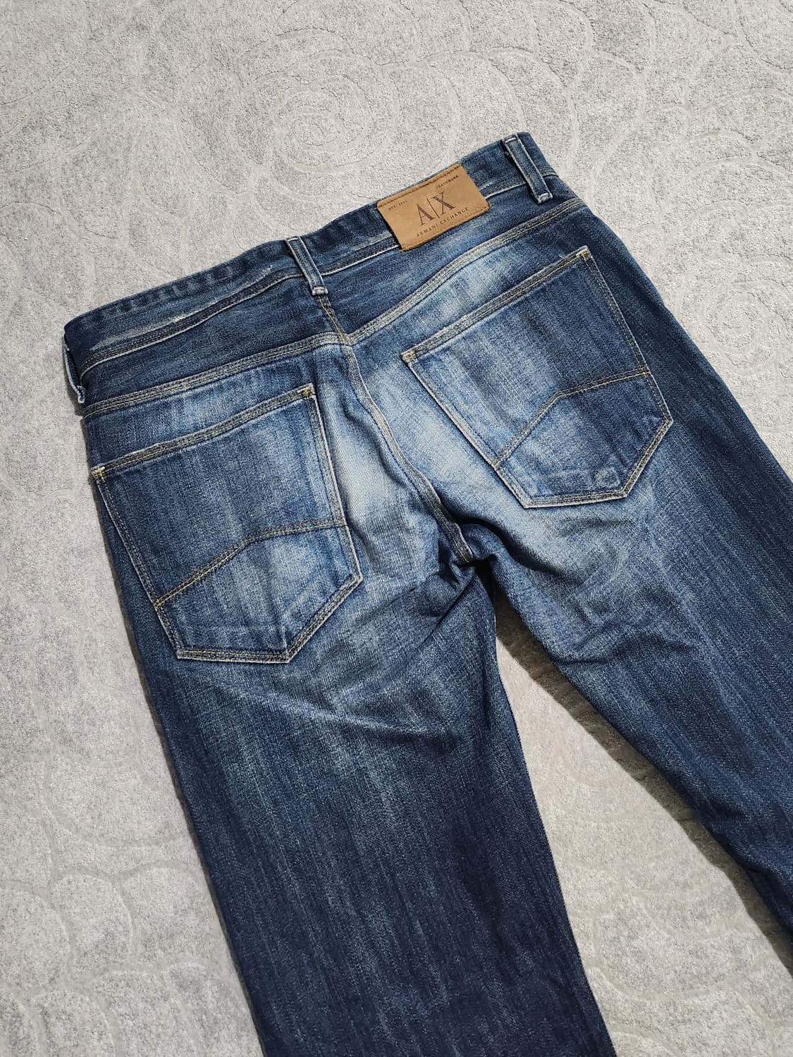 아르마니 익스체인지 빈티지 블루 워싱 팬츠 - 31 상품이미지7