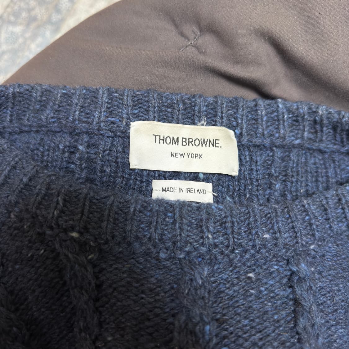 톰브라운 도네갈 케이블 니트 상품이미지2