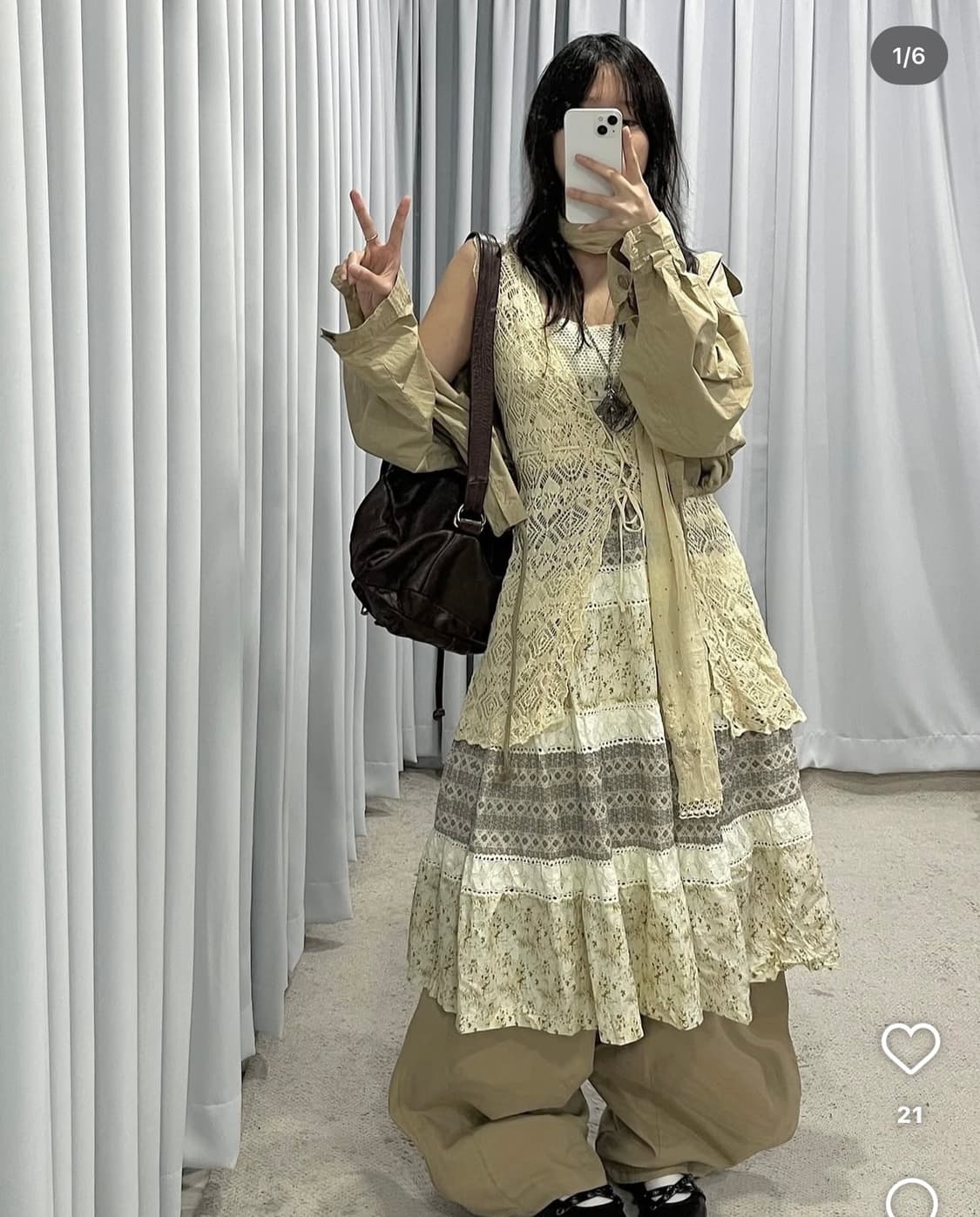 선가든파티 미라이클립 큐빈티지 코디셋 상품이미지1