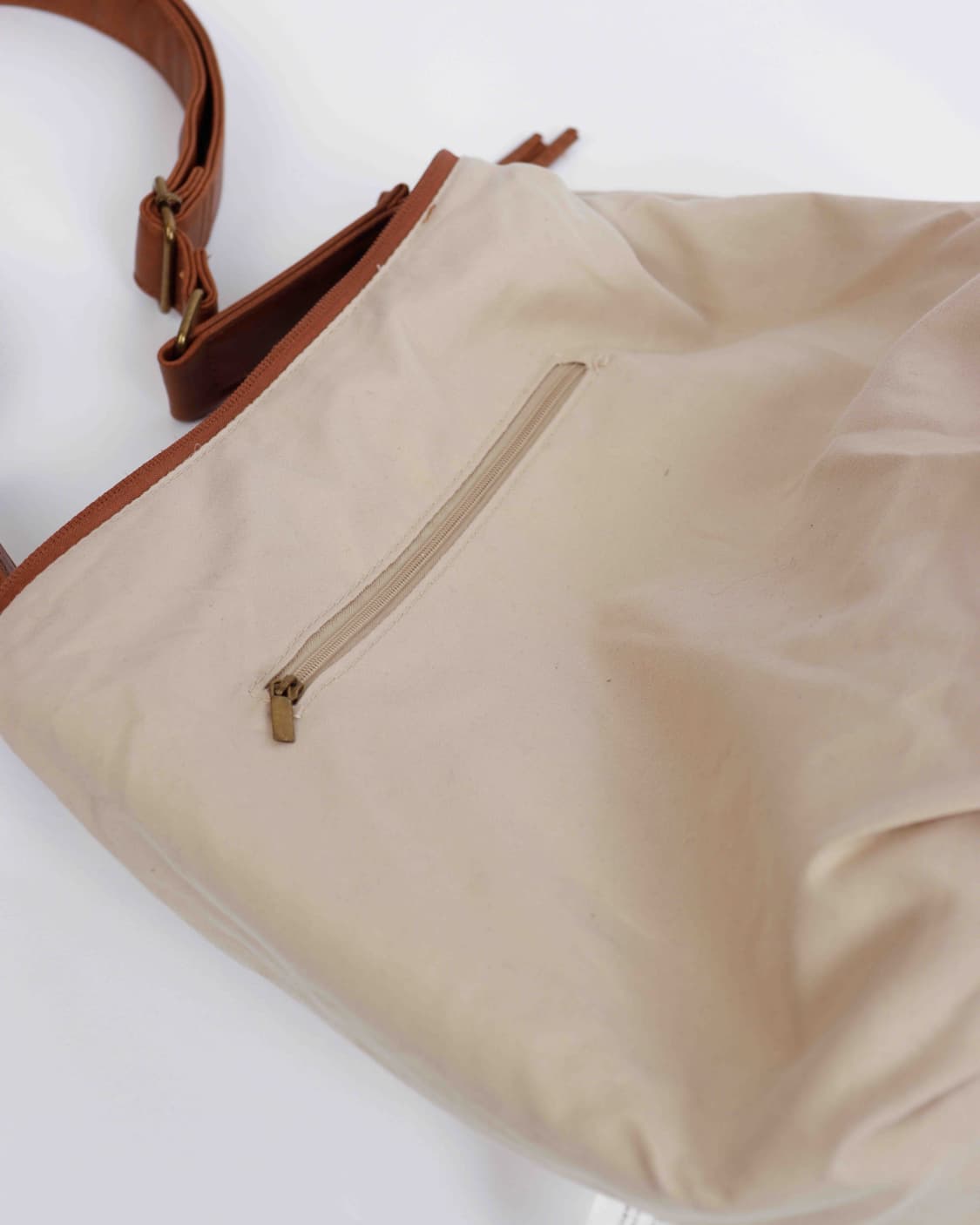 [JAPANESE VINTAGE] 빈티지 캐멀 레더 호보 숄더백 상품이미지8