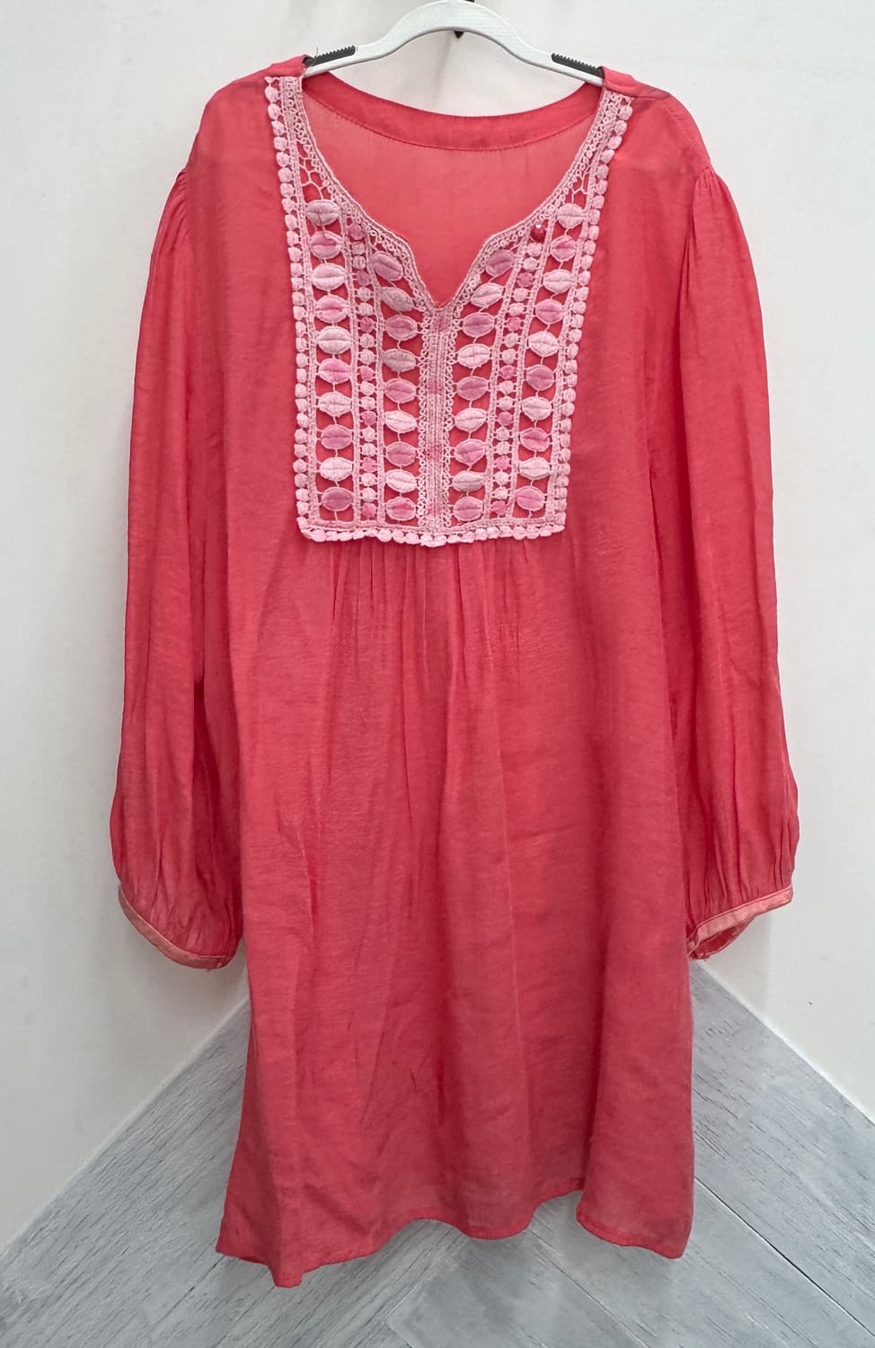 🌷하구미의 핑크 코디세트🌷머플러 플라워 모리걸 원피스 에스닉  상품이미지6