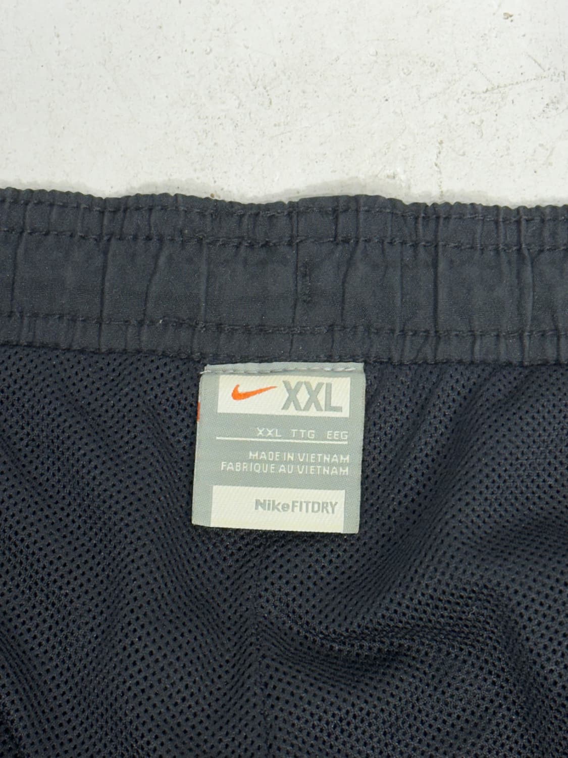 나이키 블랙 와이드 빅 사이즈 화이트 사이드 라인 트랙 팬츠 XXL 상품이미지7