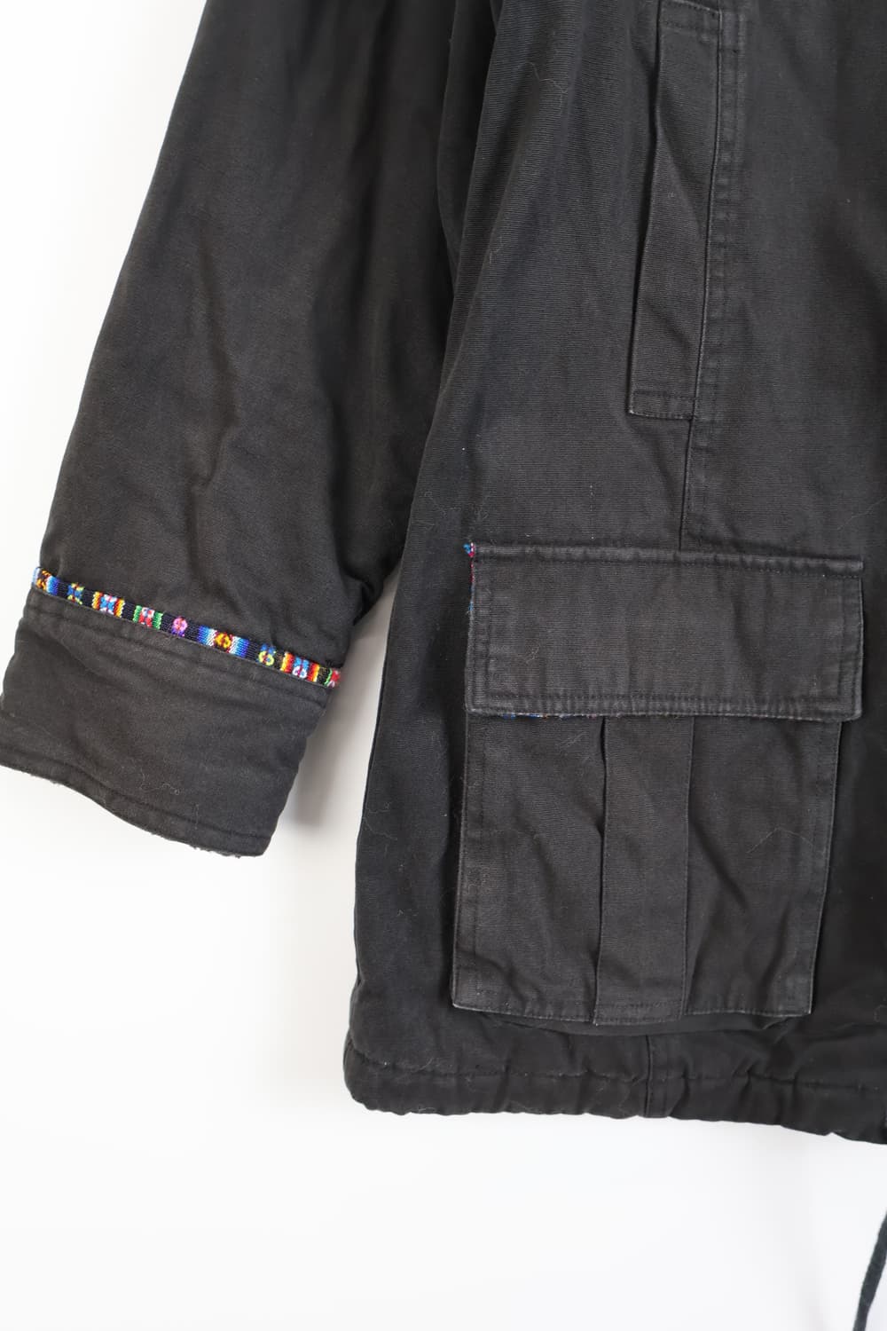 Titicaca Cotton Black Mini Coat 상품이미지8