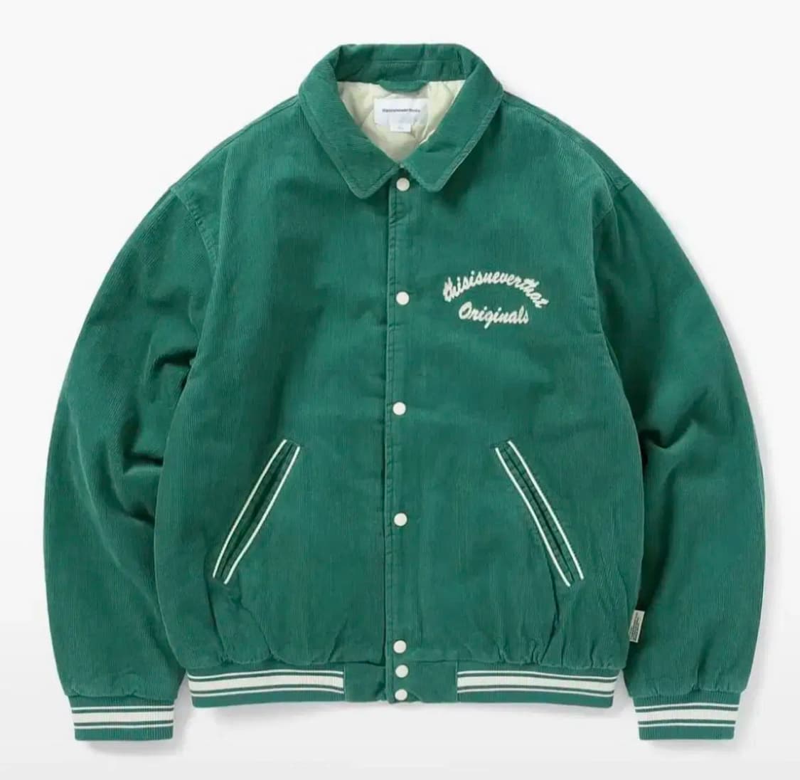 디스이즈네버댓 코듀로이 바시티 자켓 상품이미지1