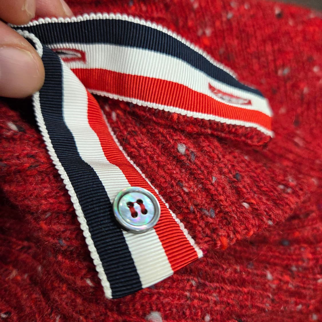 톰브라운 4선 모헤어 니트 상품이미지6