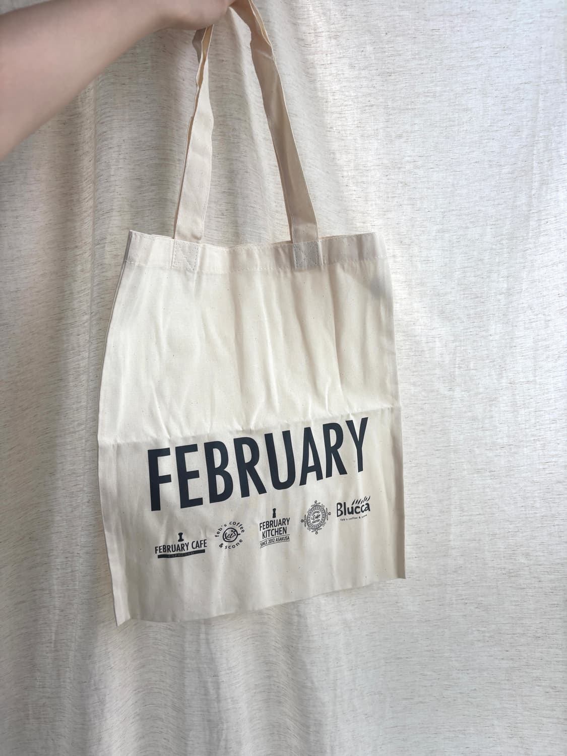 \note ogna\ FEBRUARY cafe 코튼백 상품이미지3