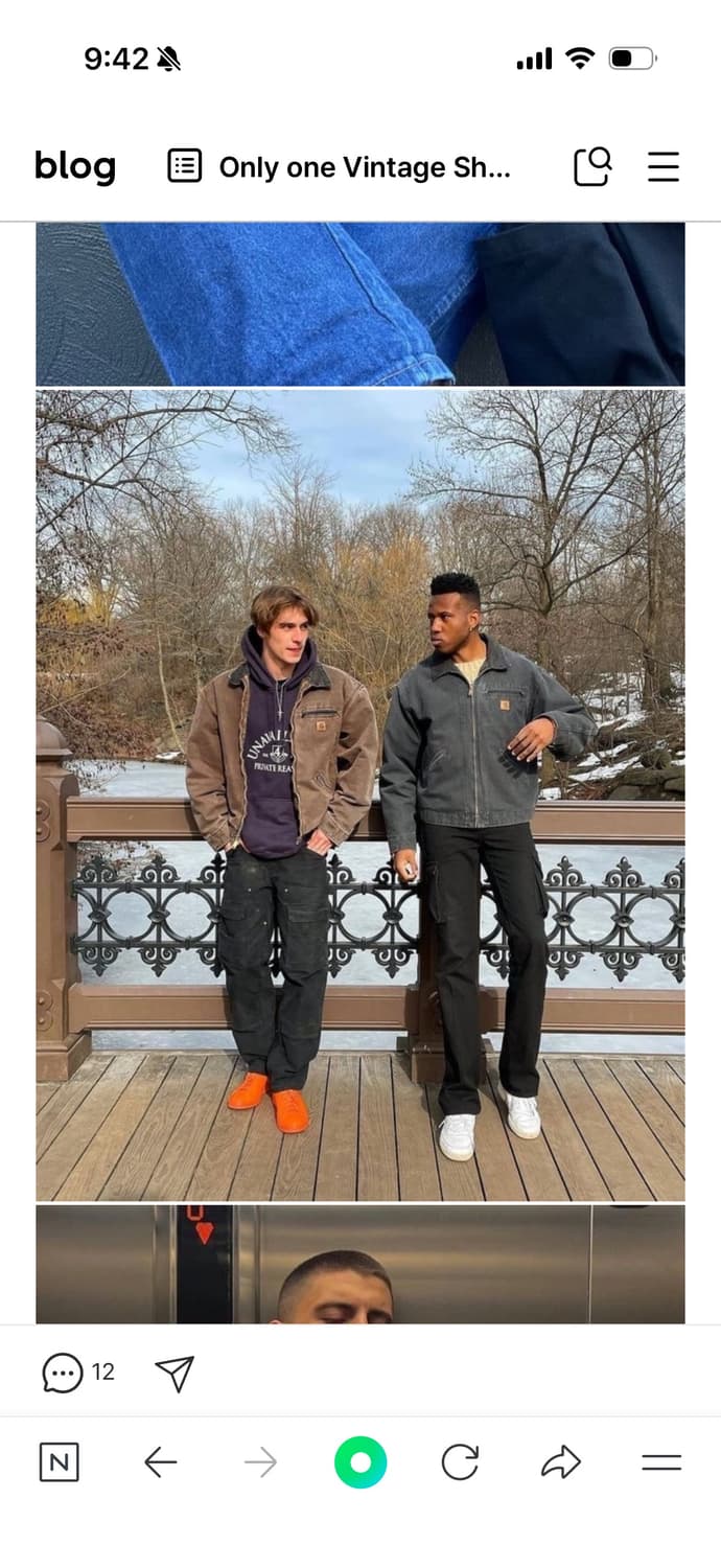 칼하트 J97 디트로이트 자켓 2XL 페트롤 상품이미지2