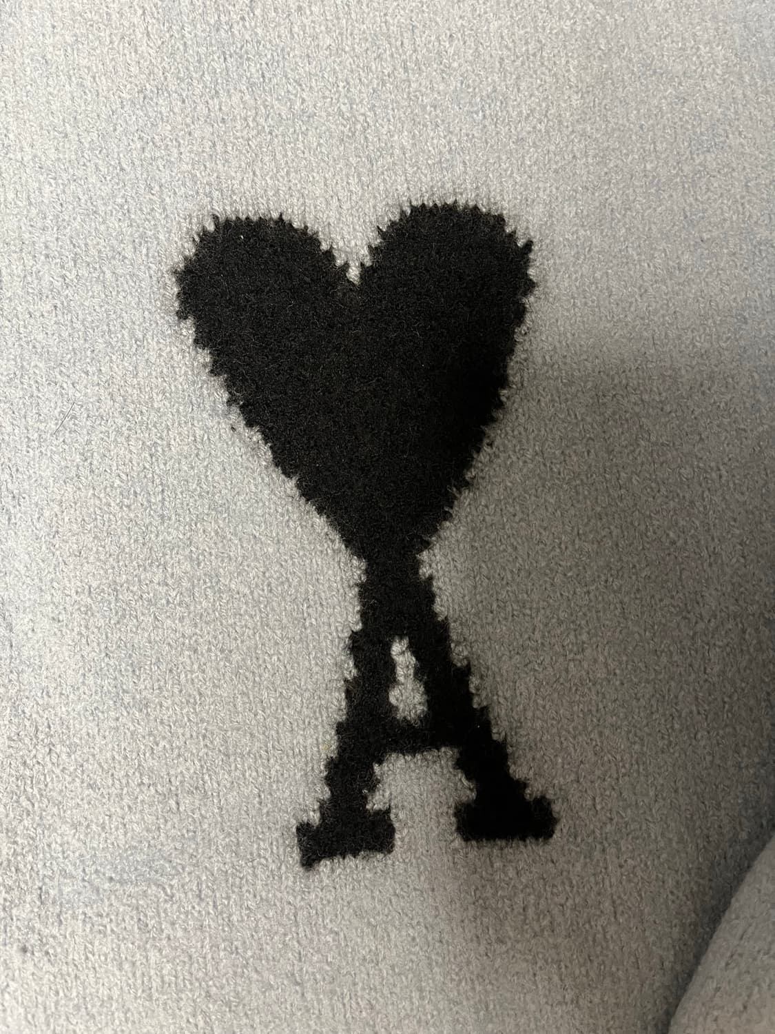 아미 인타르시아 빅로고 니트 상품이미지4