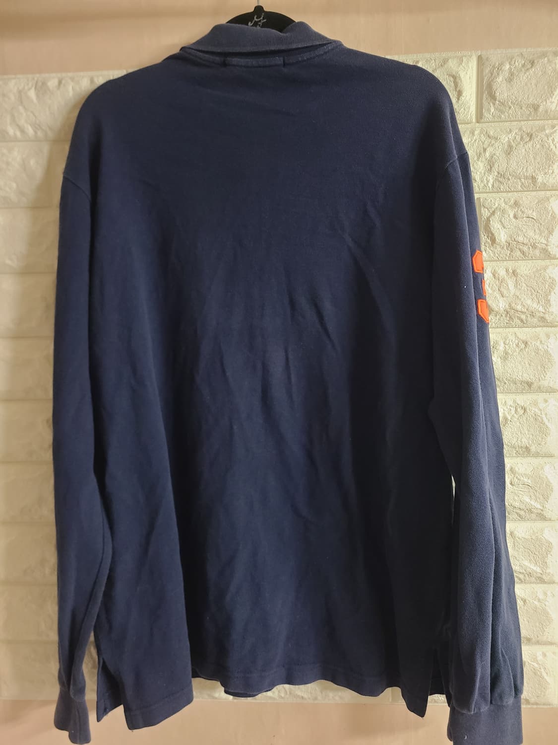 폴로 랄프로렌 네이비 긴팔 카라티 XXL 상품이미지5