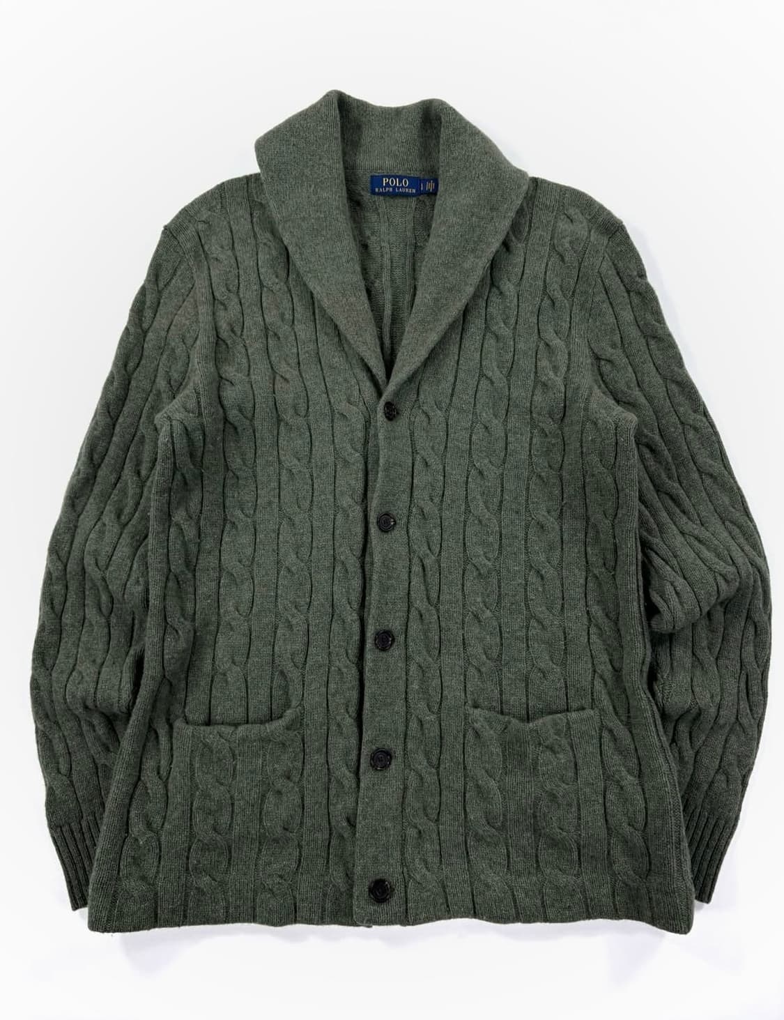 폴로 랄프로렌 울 숄카라 가디건 상품이미지1