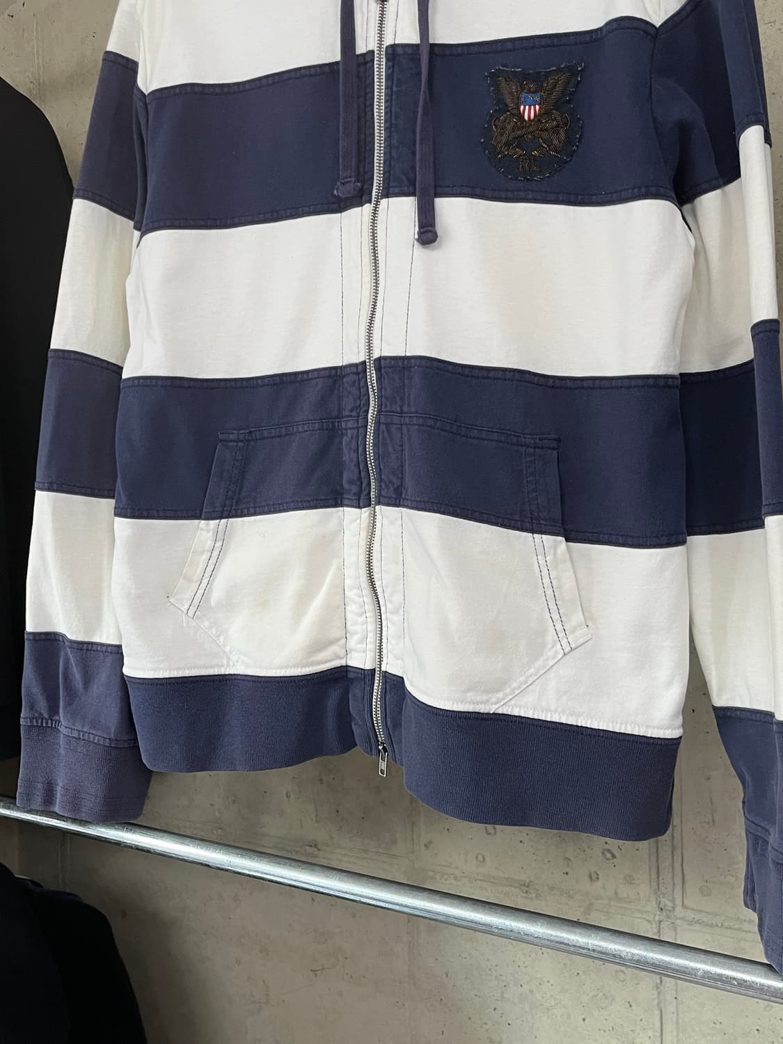 POLO RALPH LAUREN STRIPE THERMAL HOODIE 상품이미지5