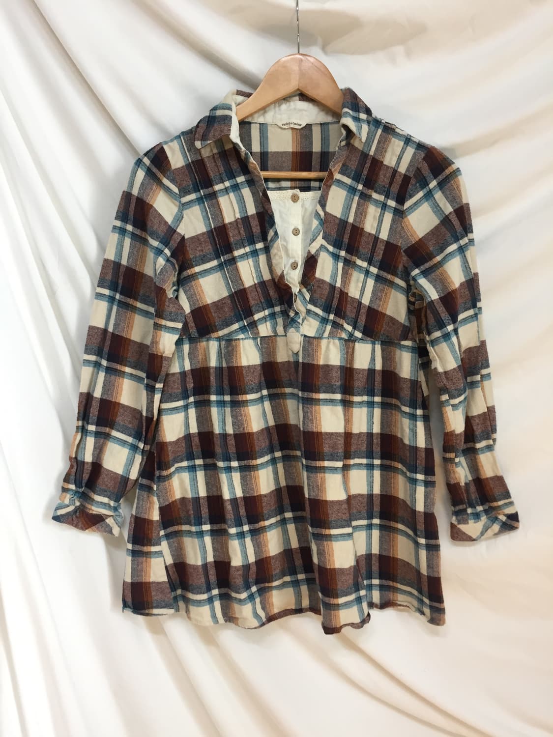 레이어드 모리걸 체크원피스 상품이미지1